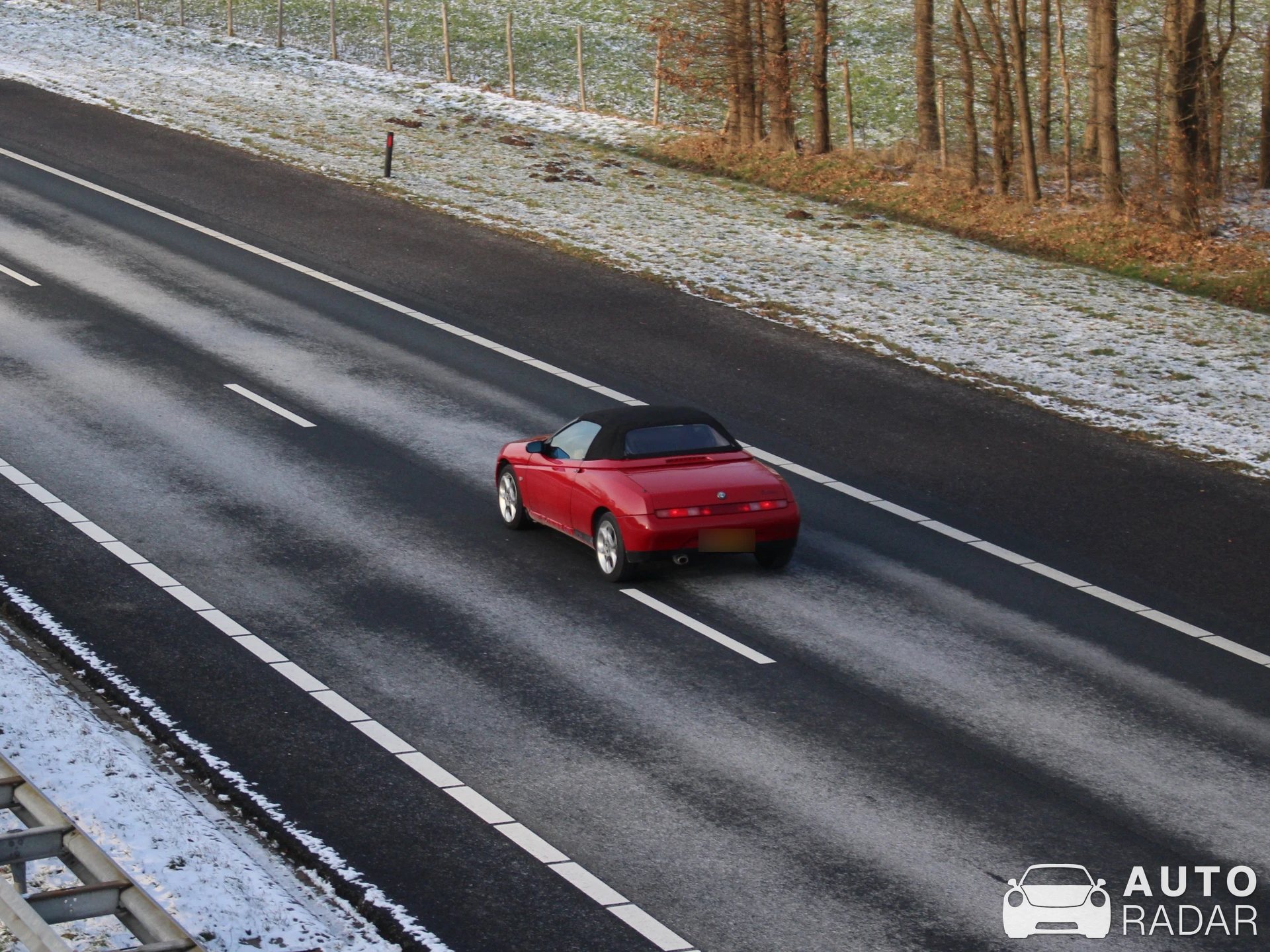 Alfa Romeo Spider T.Spark spotted in Enschede