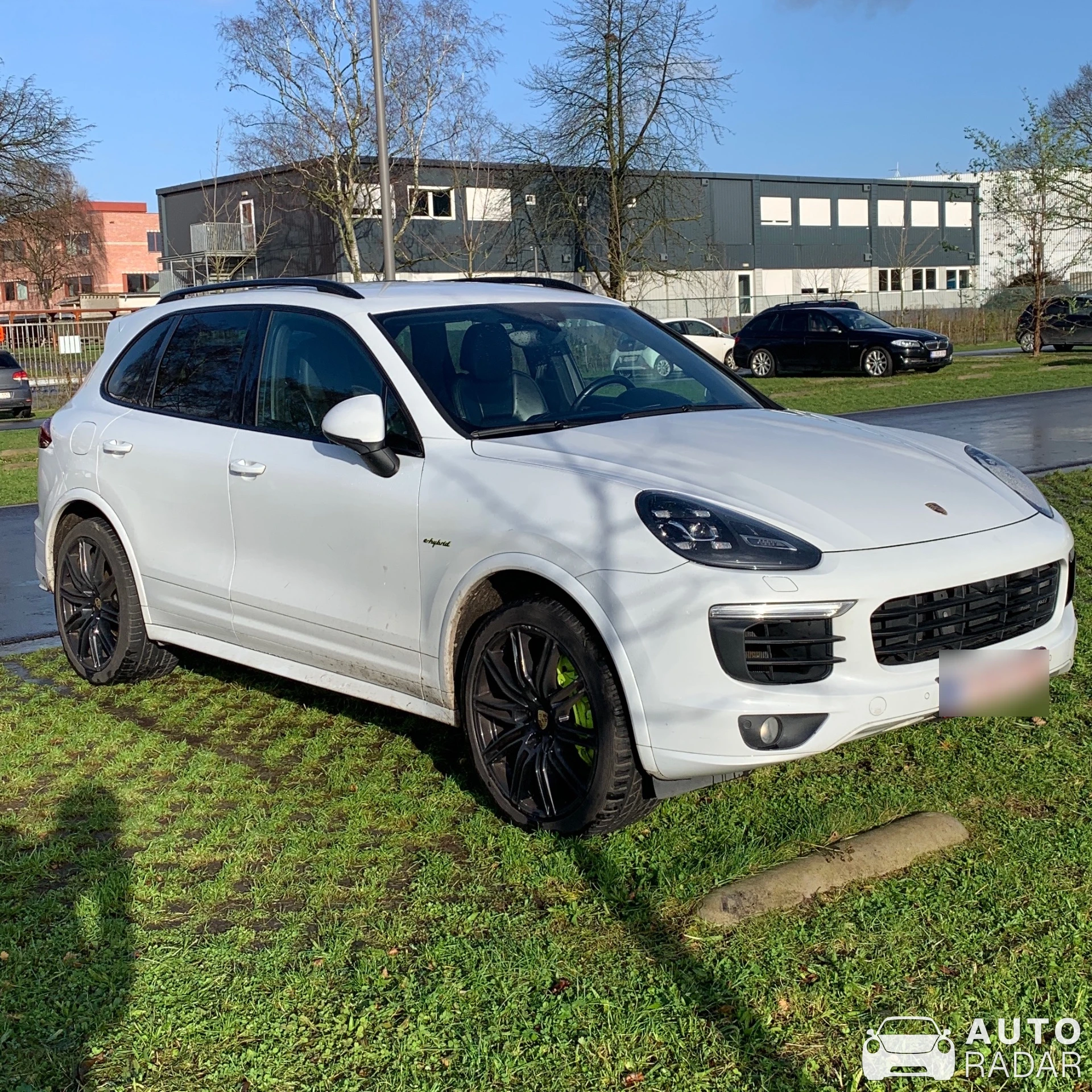 Porsche Cayenne Turbo S spotted in Antwerpen, België