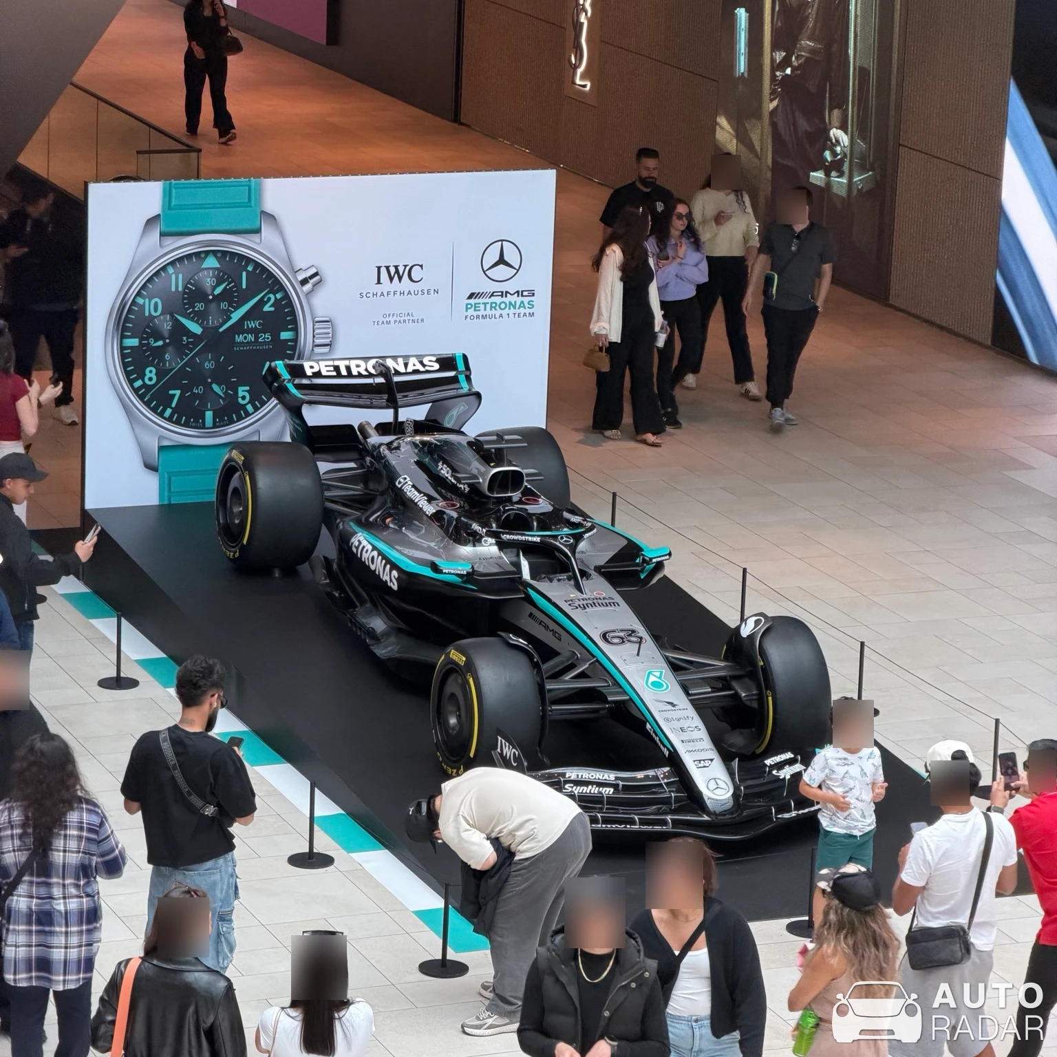 Mercedes-AMG F1 spotted in Mont-Royal