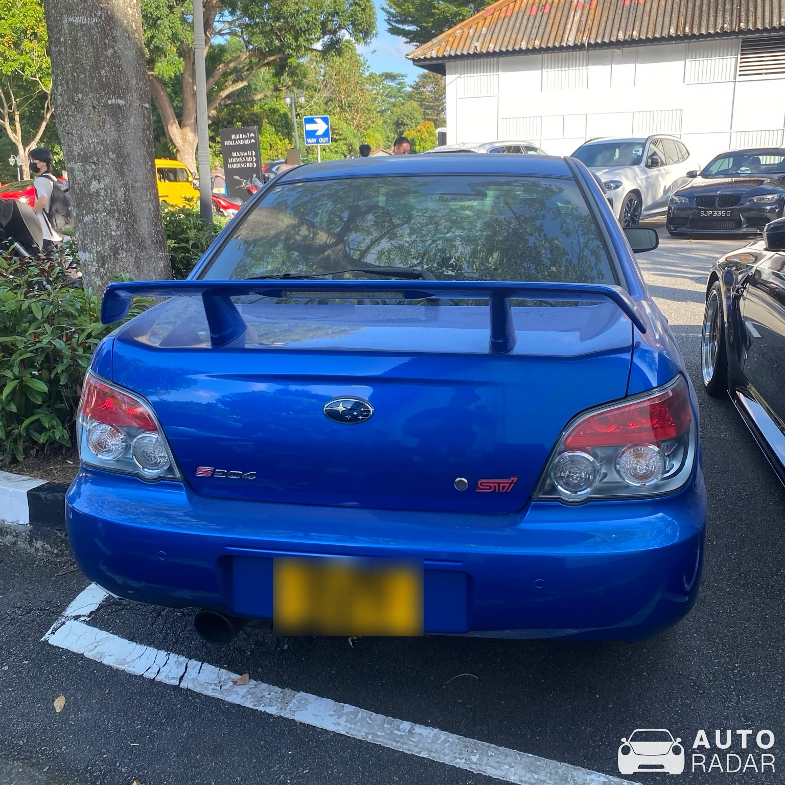 Subaru Impreza S204 spotted in Singapore