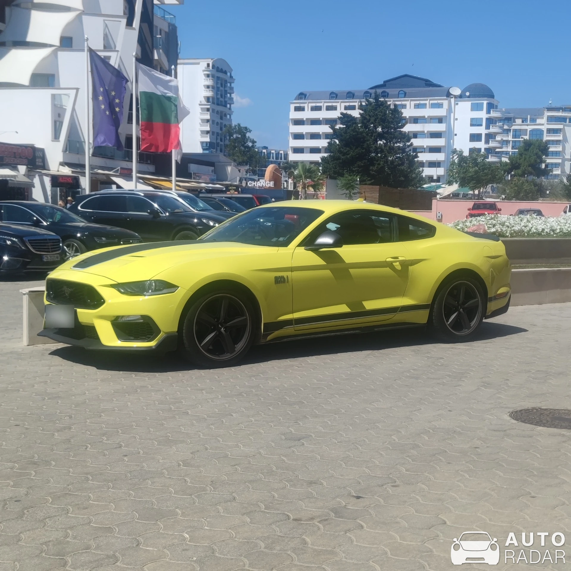 Ford Mustang Mach 1 S550 spotted in Sunny Beach, Bulgaria