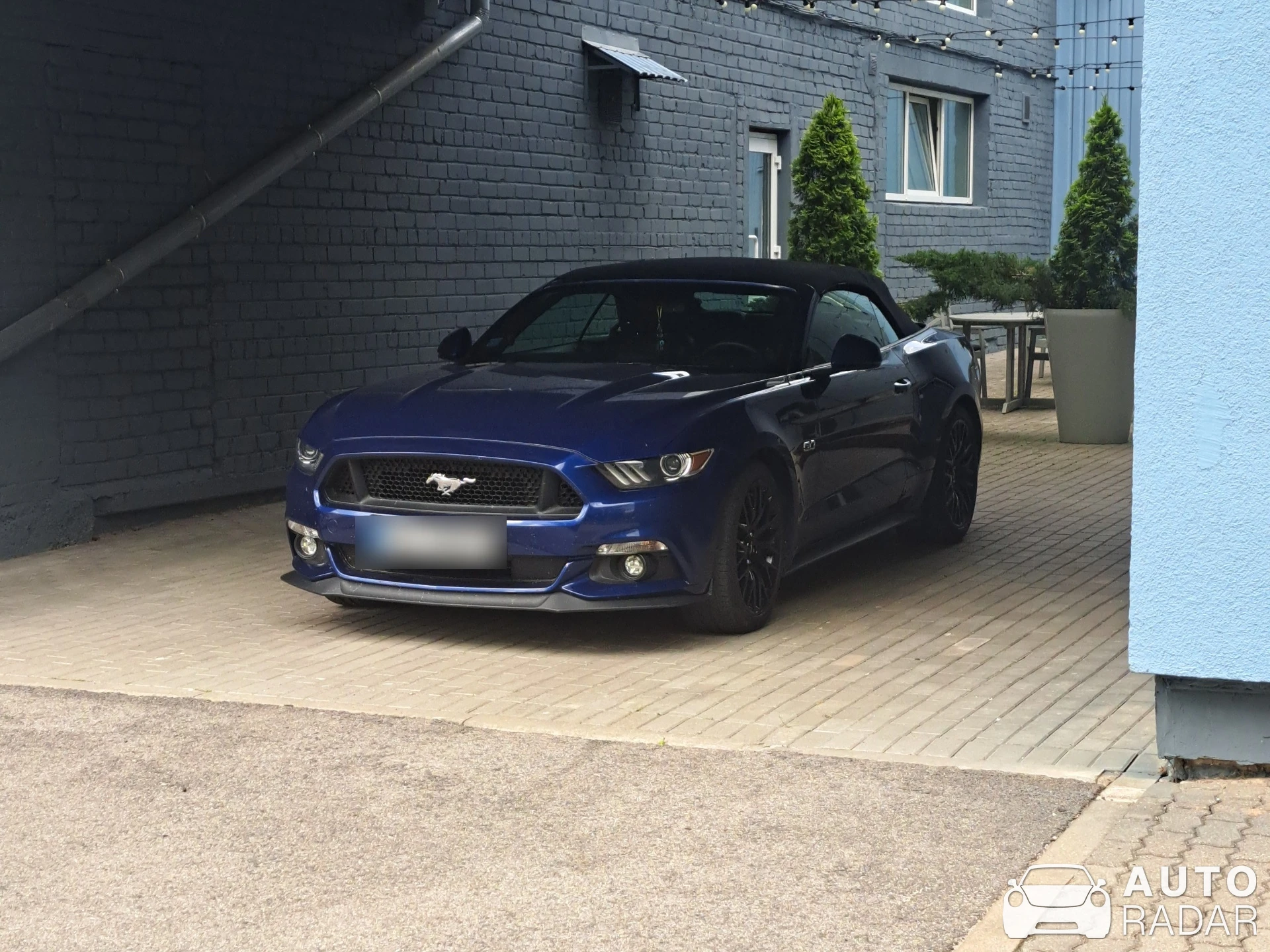 Ford Mustang Cabriolet spotted in Dobele