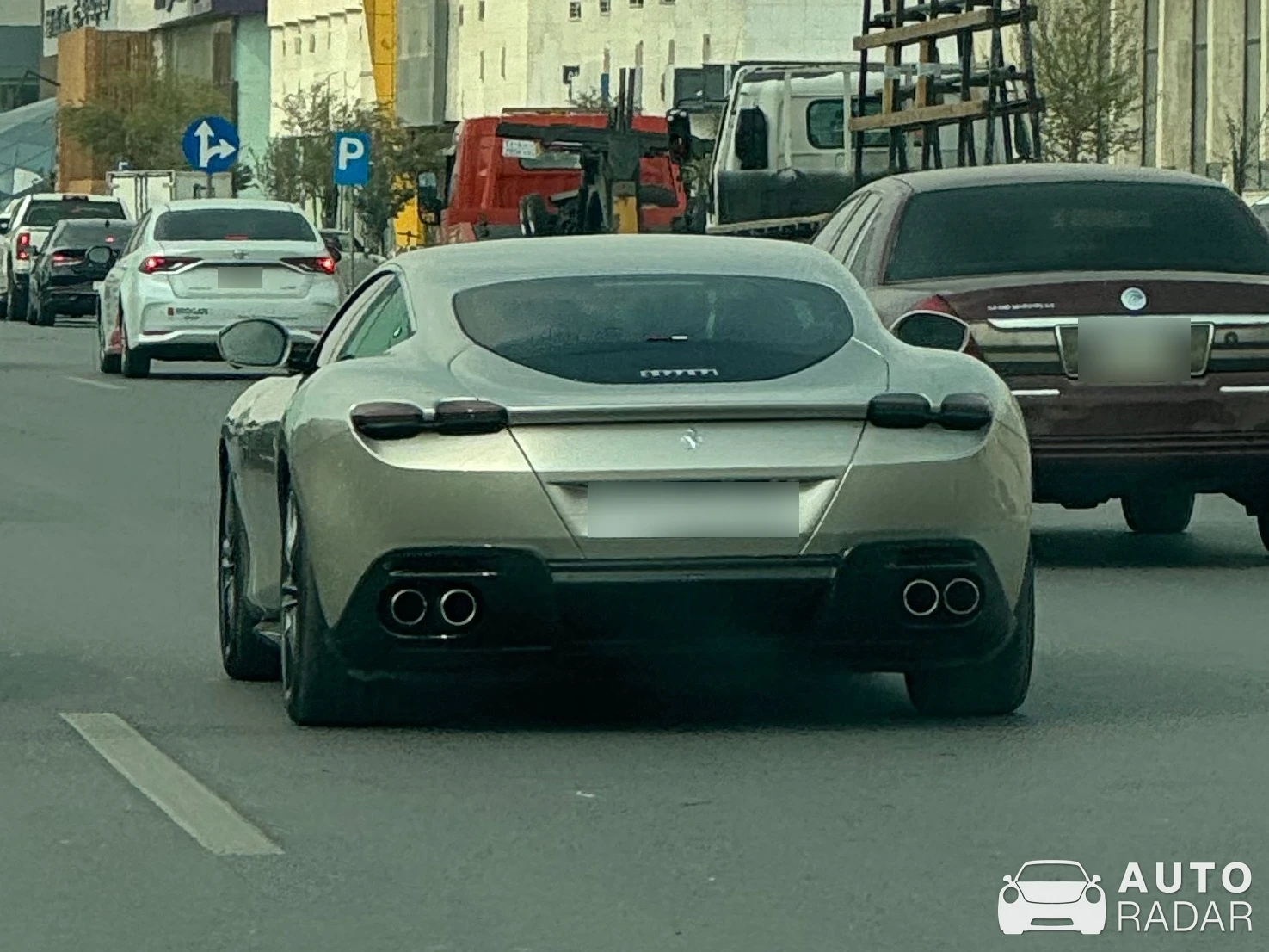 Ferrari Roma spotted in Riyadh, Saudi Arabia