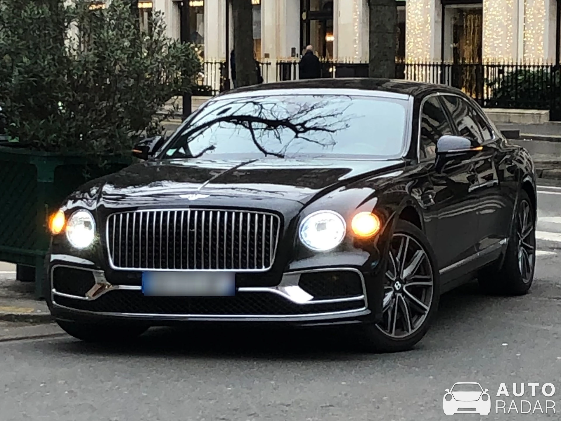 Bentley Flying Spur Hybrid spotted in Paris, France