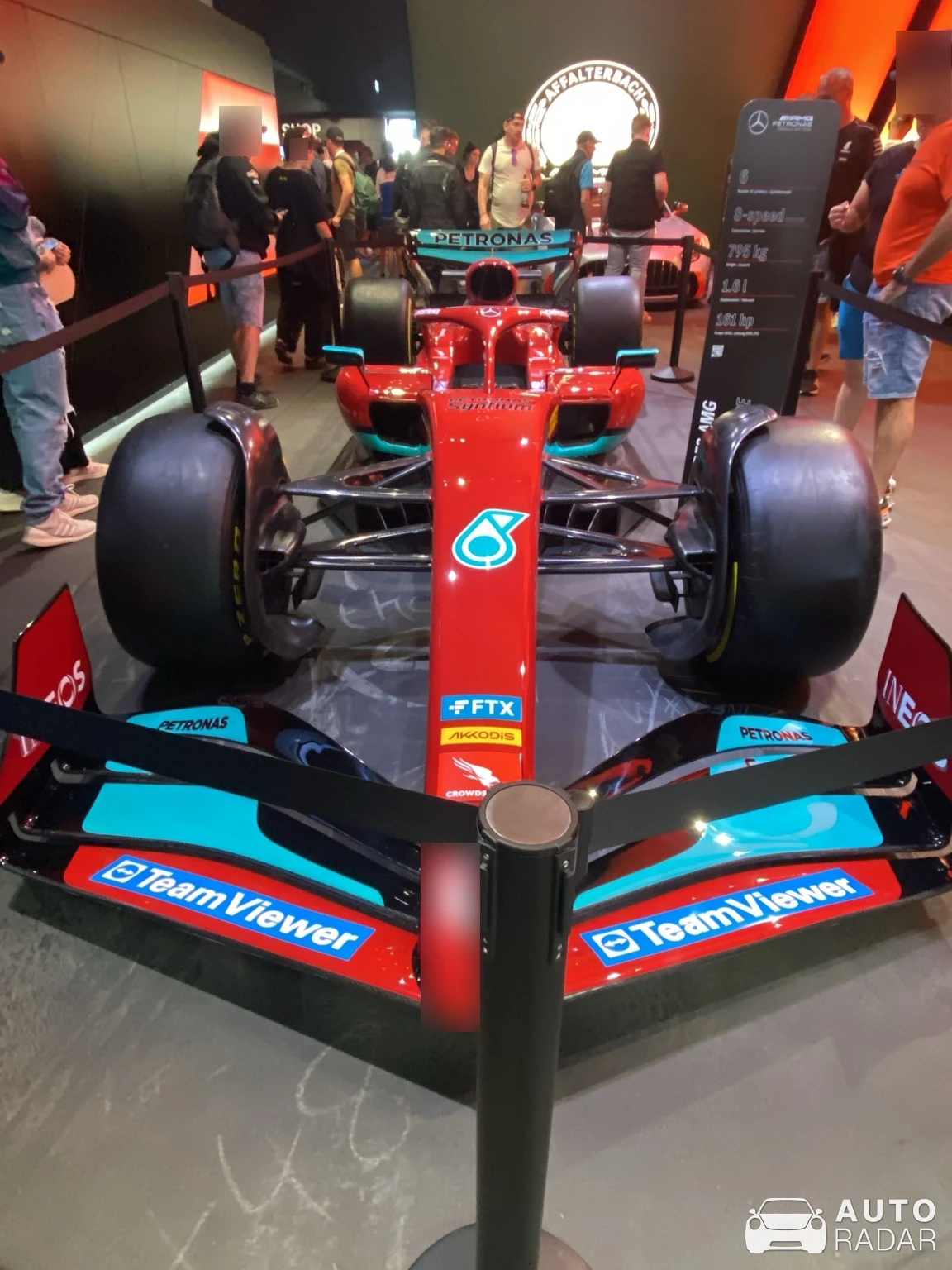 Mercedes-AMG F1 W13 E Performance spotted in Nürburg