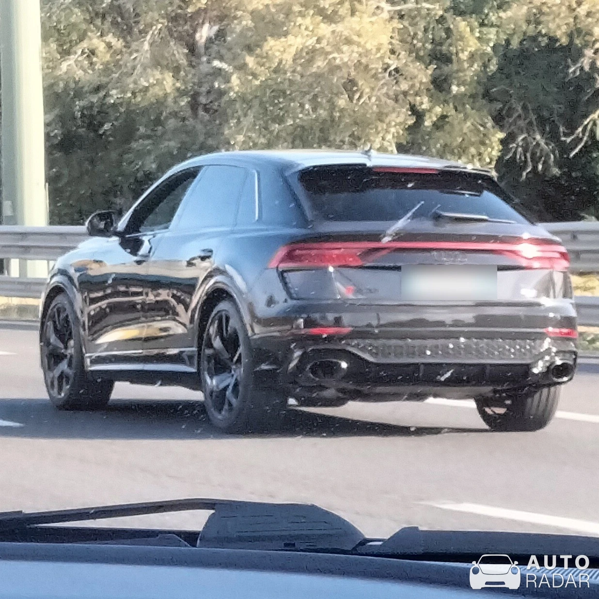Audi RS Q8 spotted in Roma, Italy