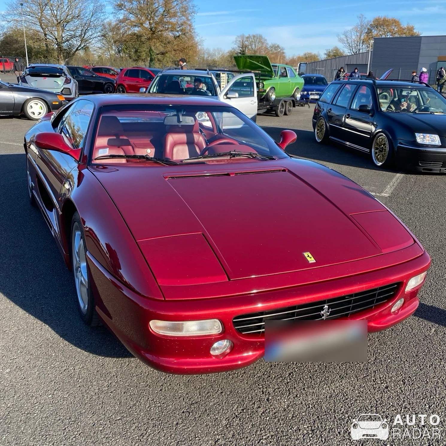 Ferrari F355 F1 Berlinetta spotted in Le Vigeant