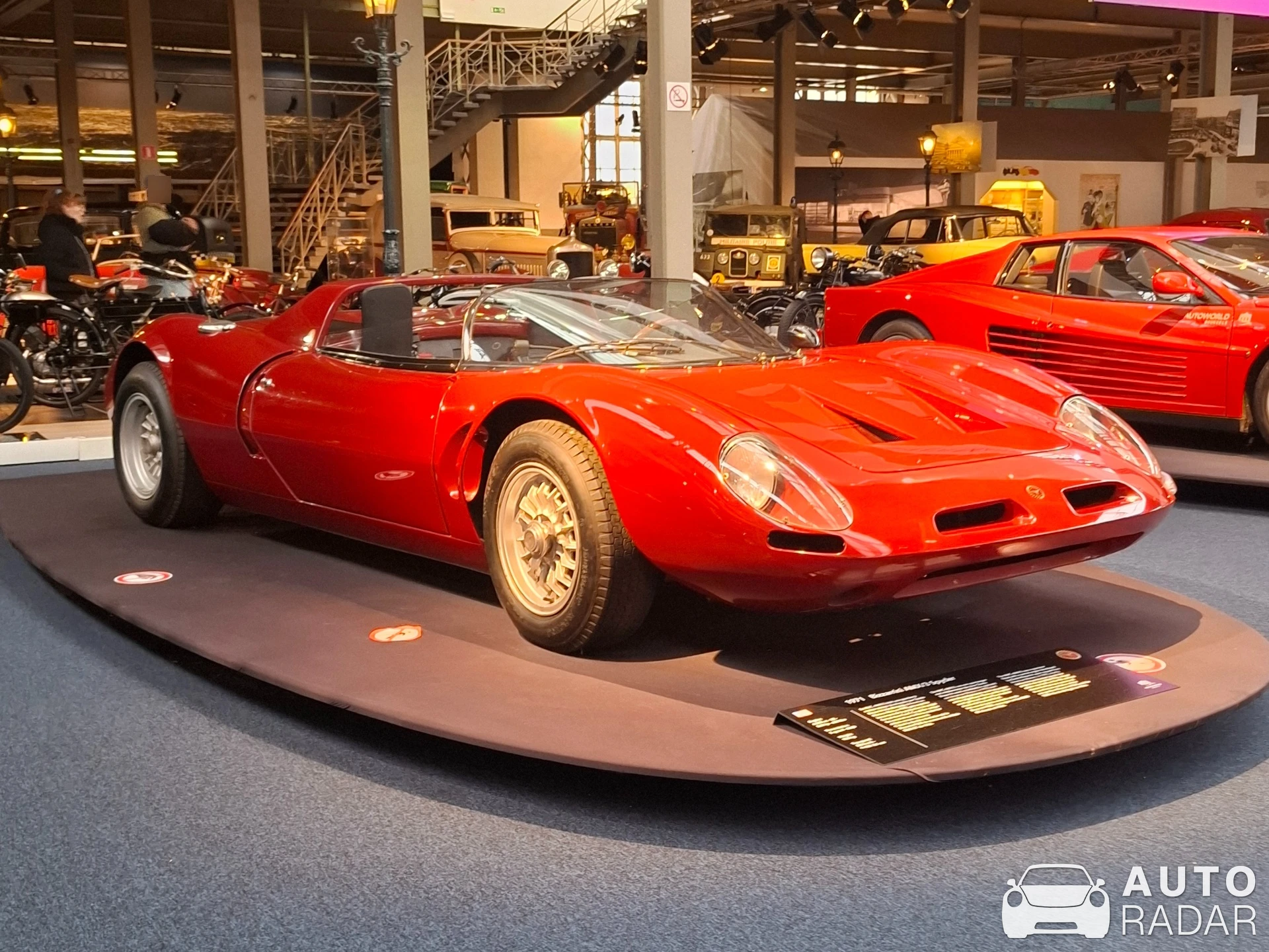 Bizzarrini P 538 Barchetta spotted in Brussels