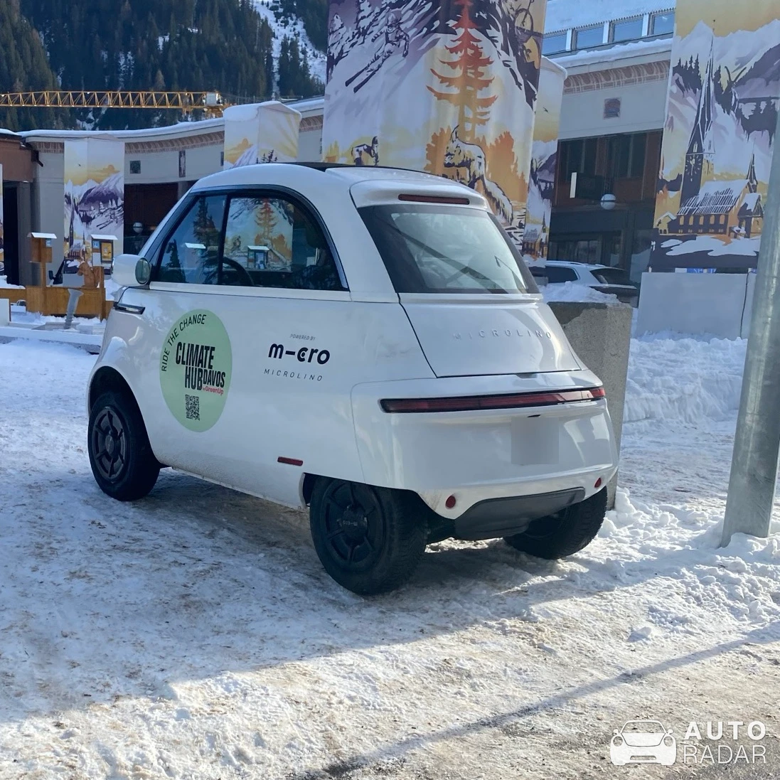 Micro Microlino spotted in Davos Platz, Schweiz