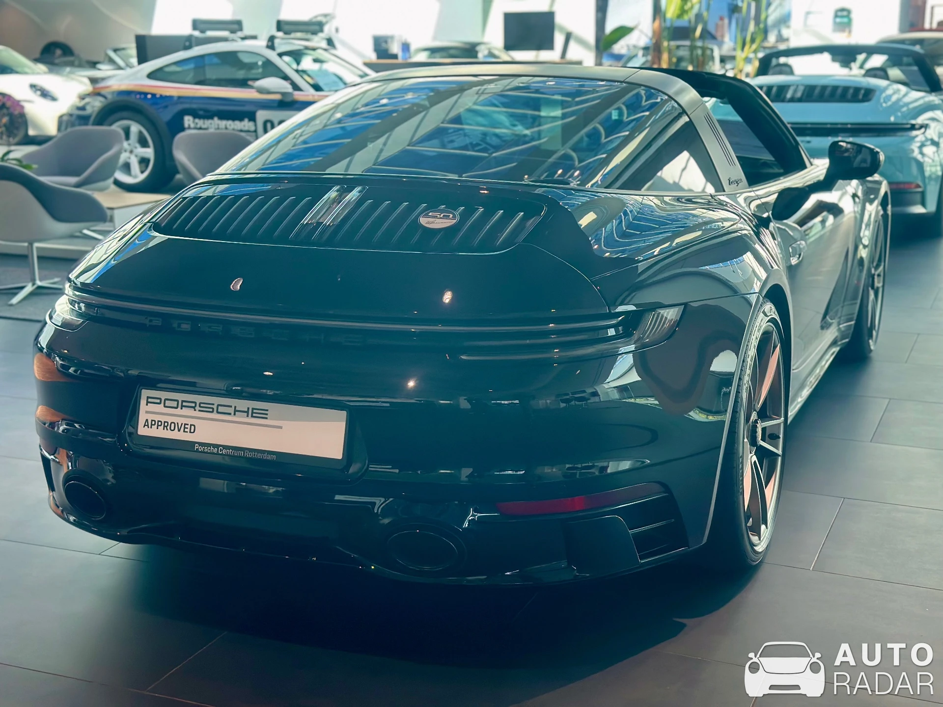 Porsche 992 Targa 4 GTS 50 Years of Porsche Design spotted in Rotterdam