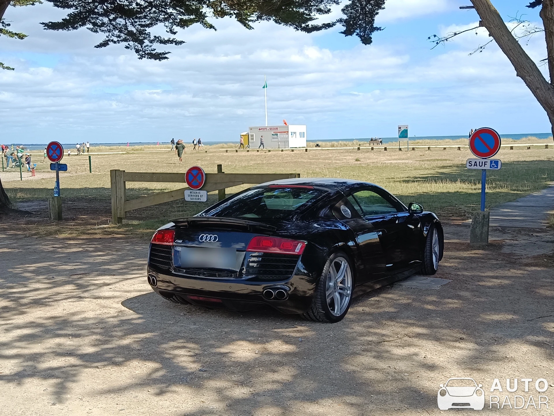 Audi R8 Type 42 spotted in Île-Tudy, France