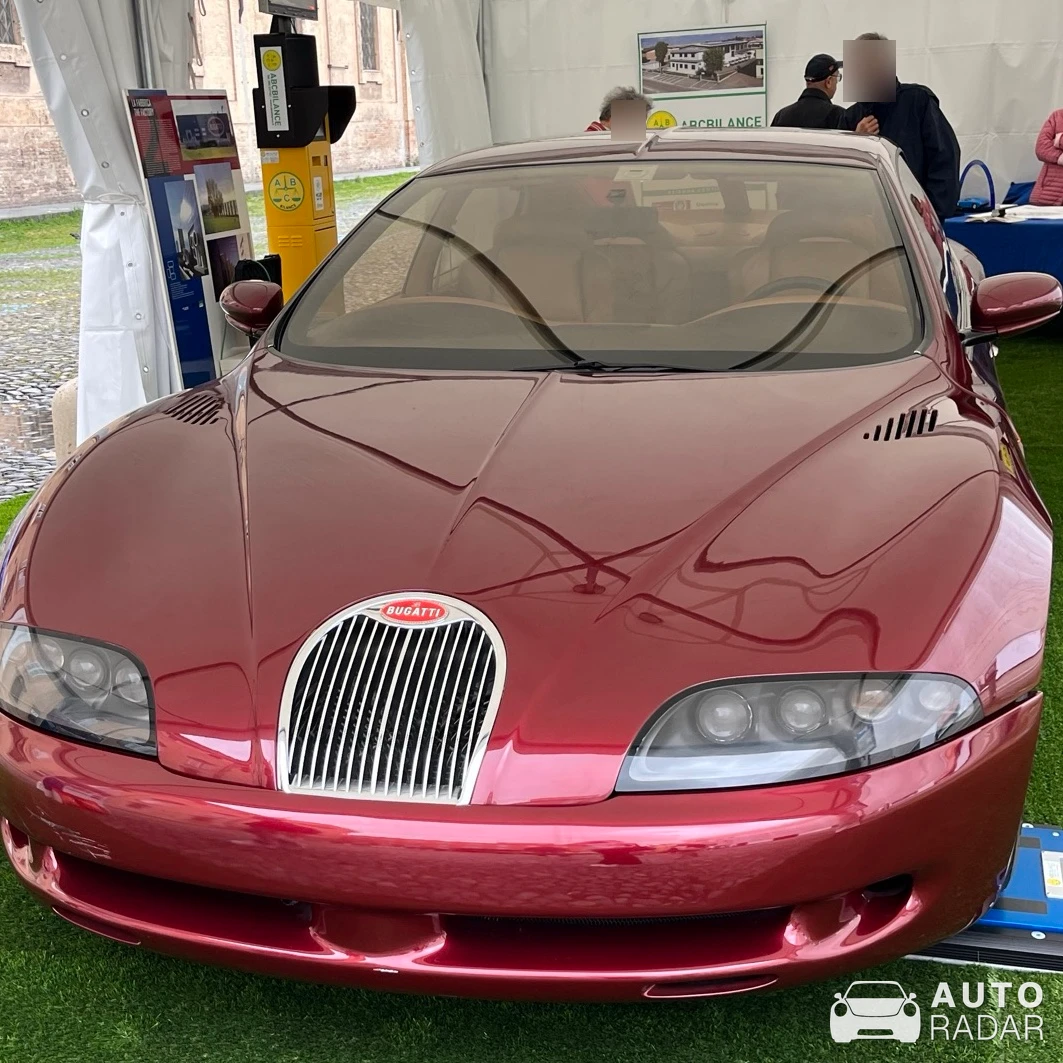 Bugatti EB112 spotted in Modena