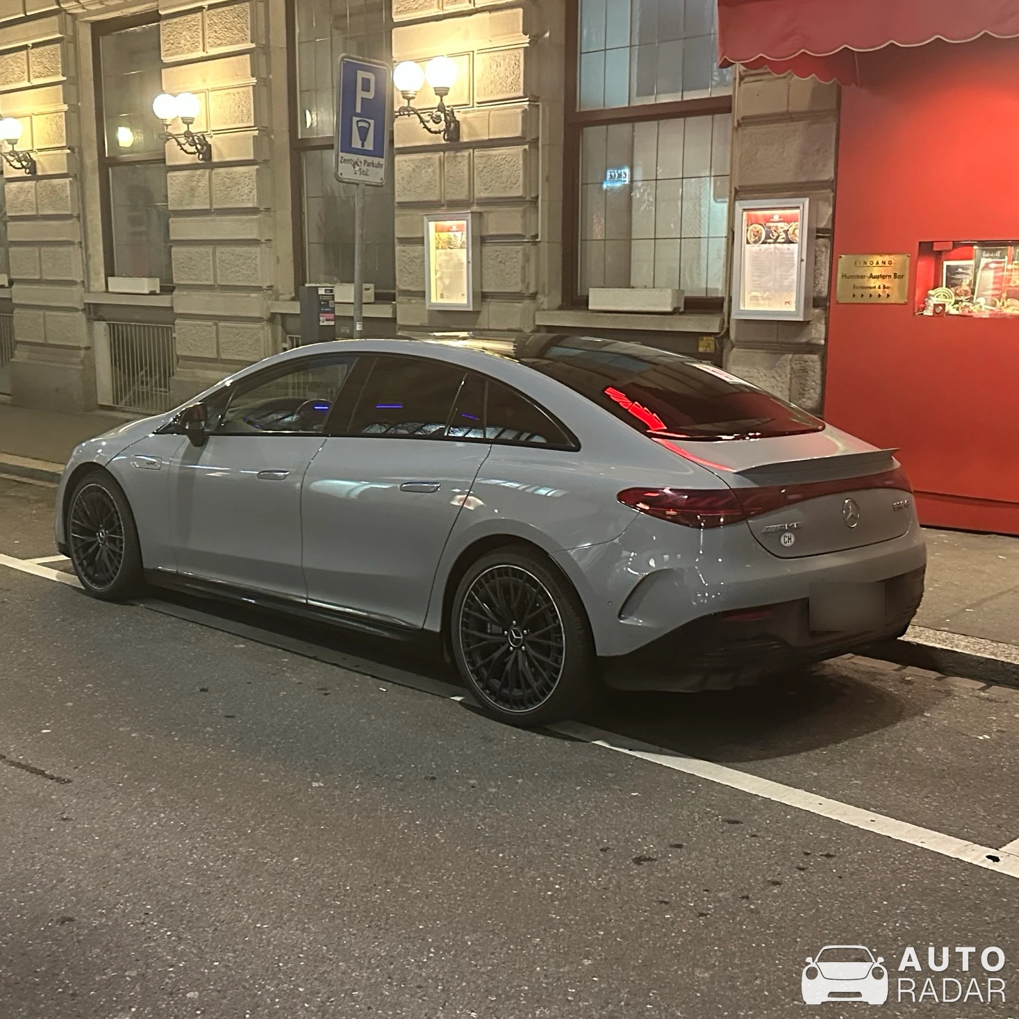 Mercedes-AMG EQE 43 spotted in Zürich