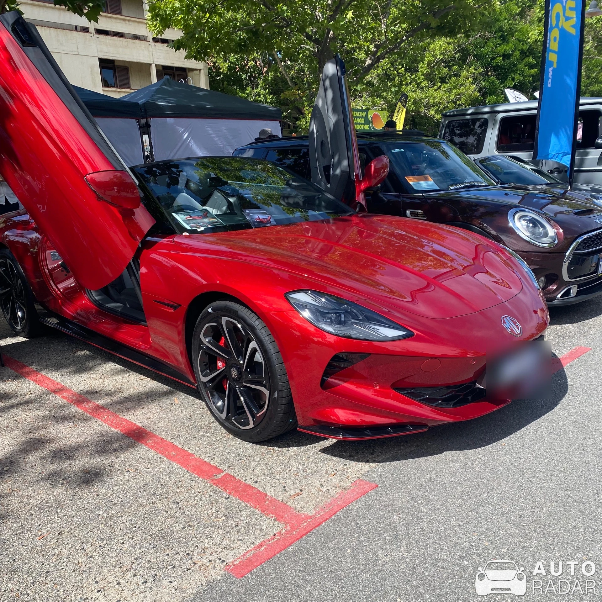 MG Cyberster spotted in Crawley, Australia