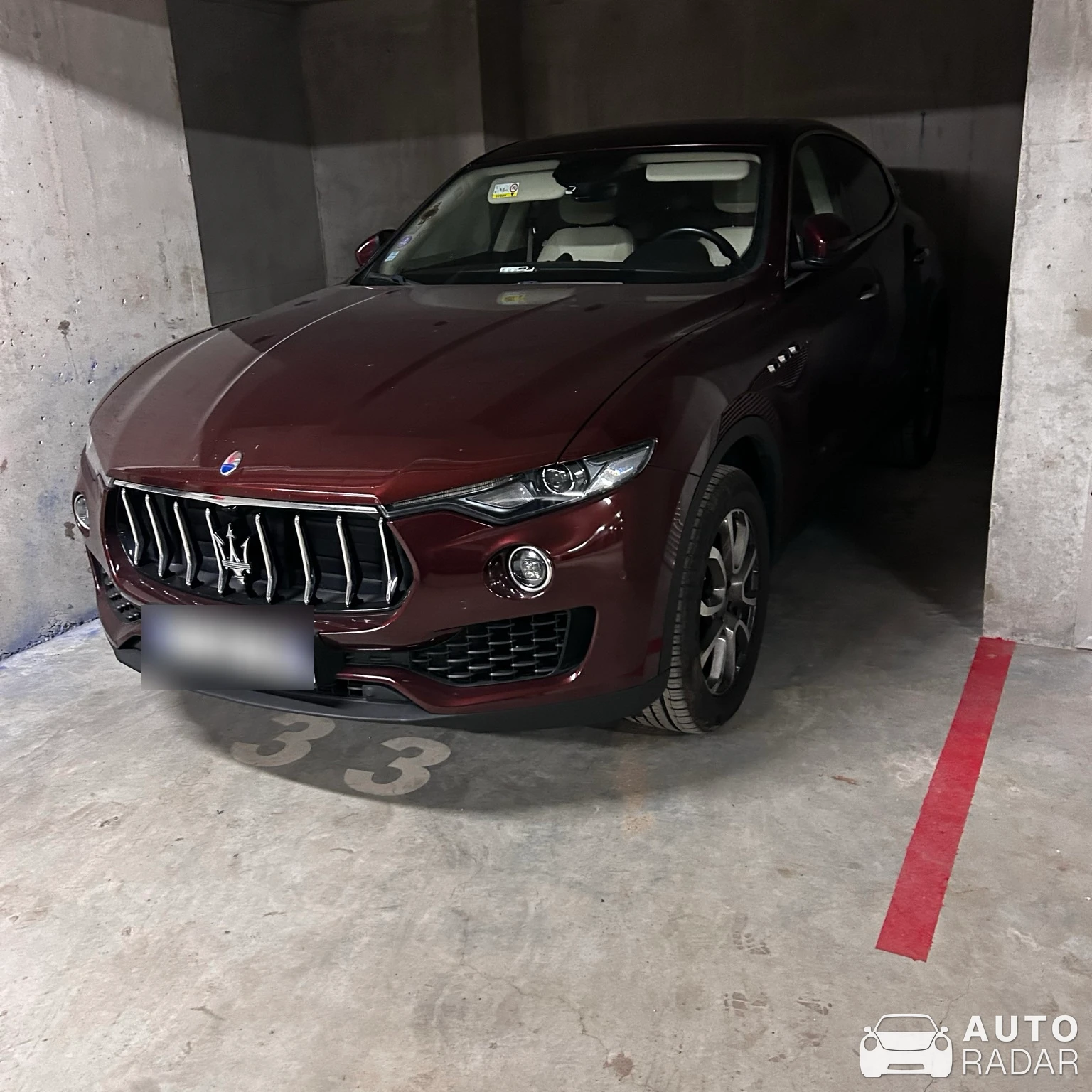 Maserati Levante spotted in Tignes, France
