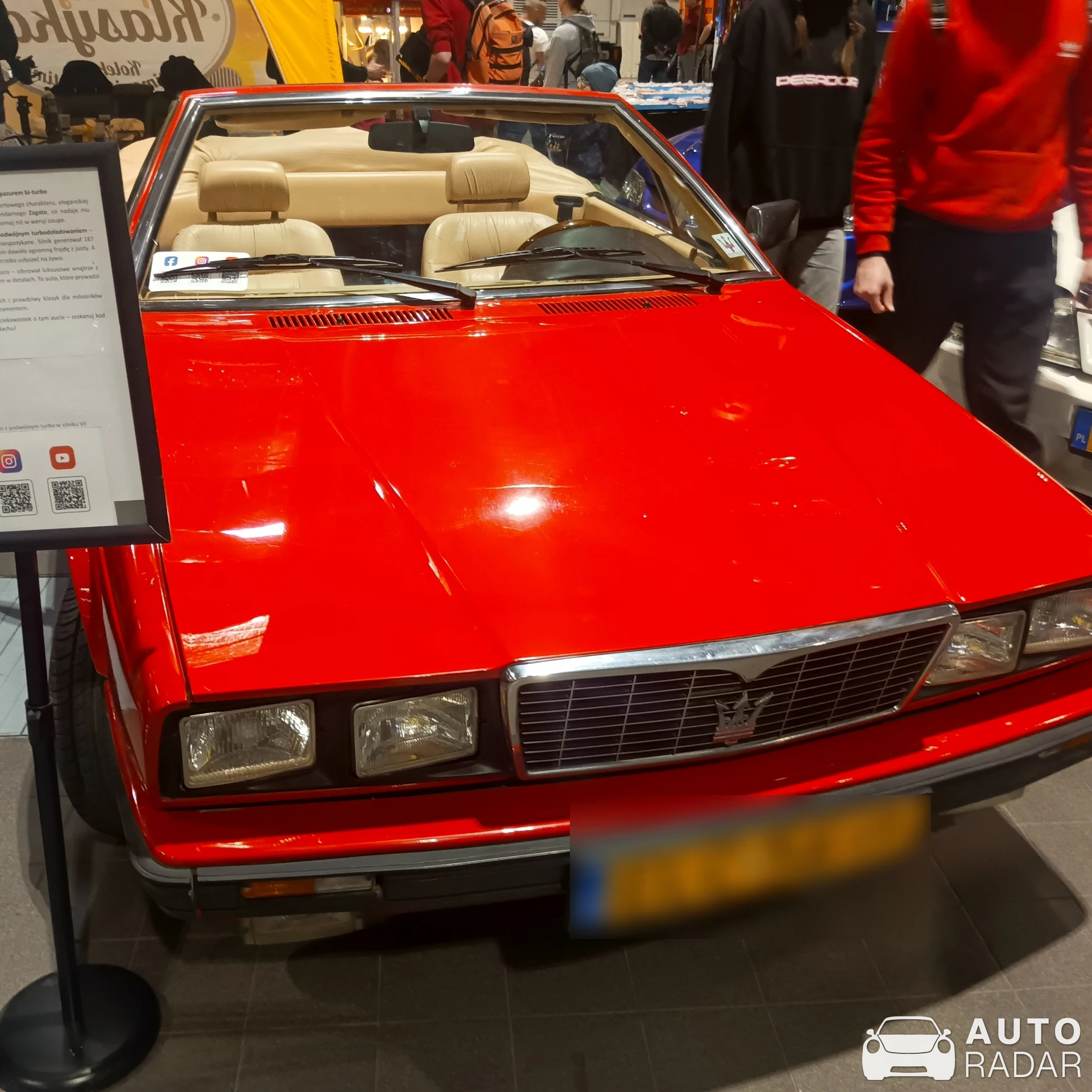 Maserati BiTurbo Spyder spotted in Warszawa