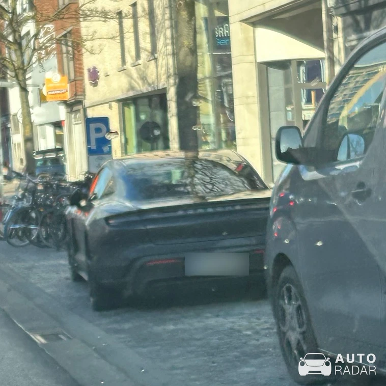Porsche Taycan spotted in Leuven, Belgium