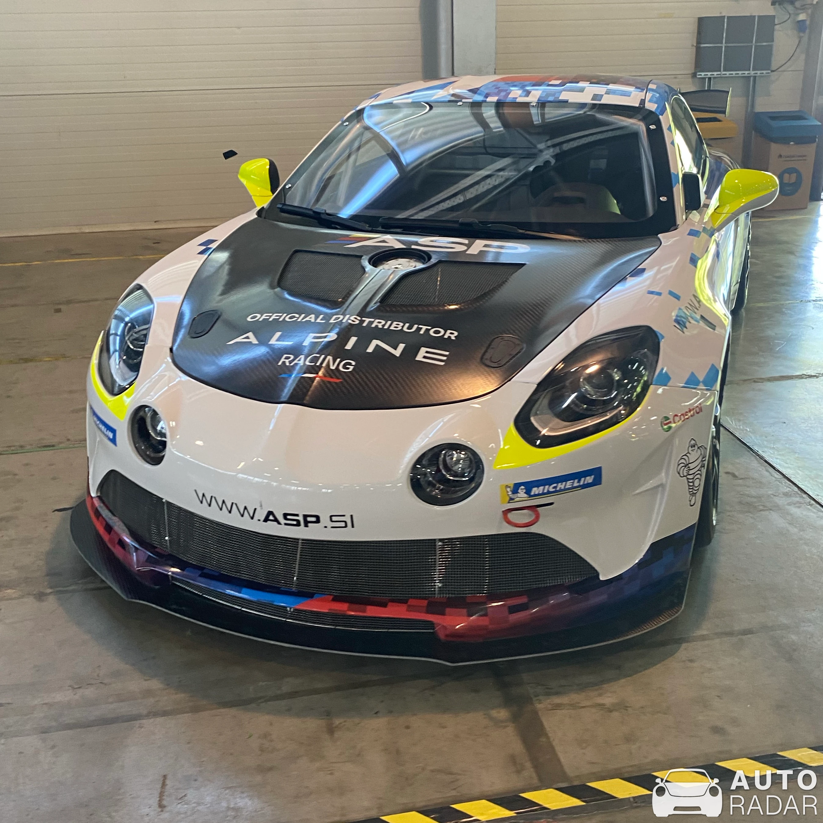 Alpine A110 GT4 spotted in Domžale