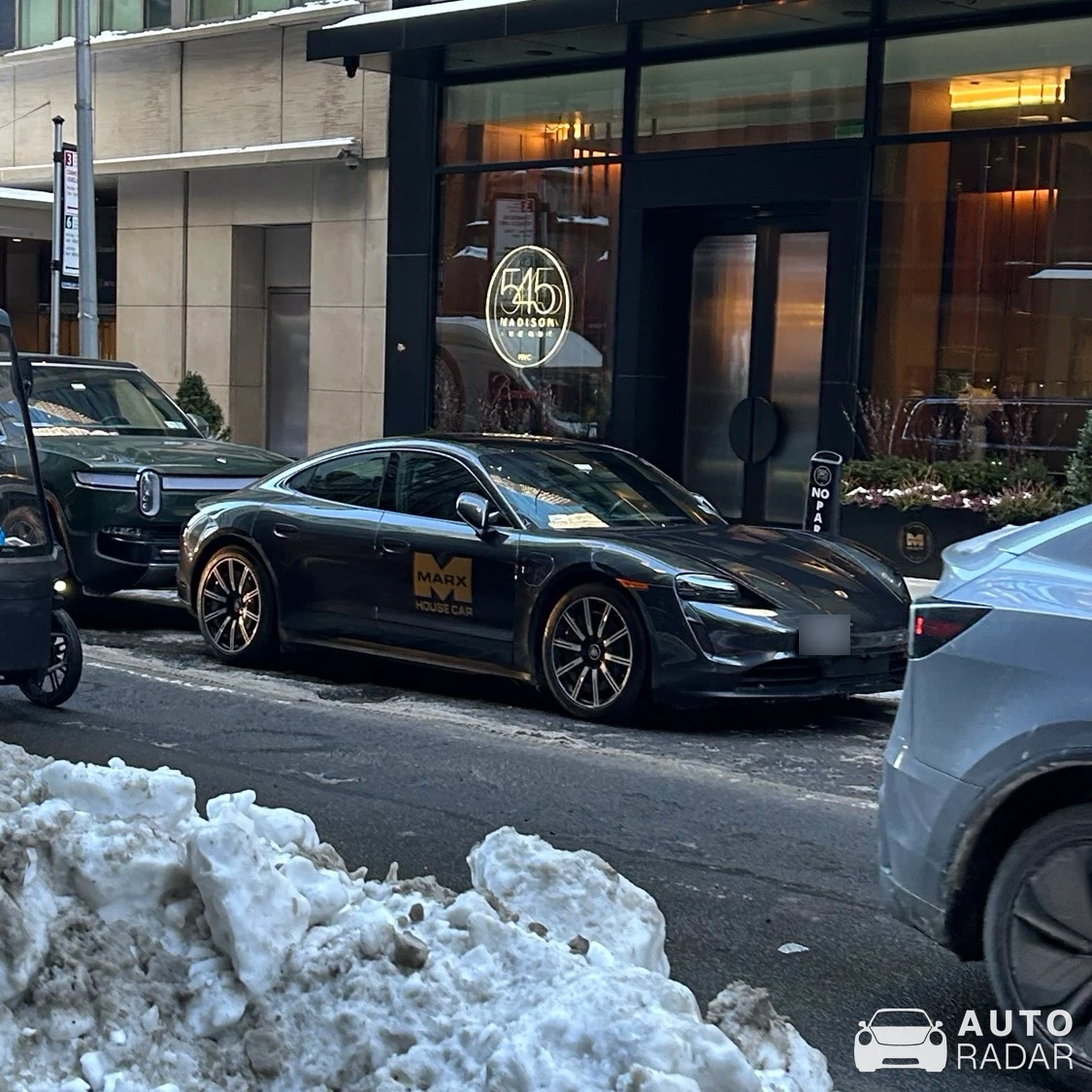 Porsche Taycan spotted in New York, United States