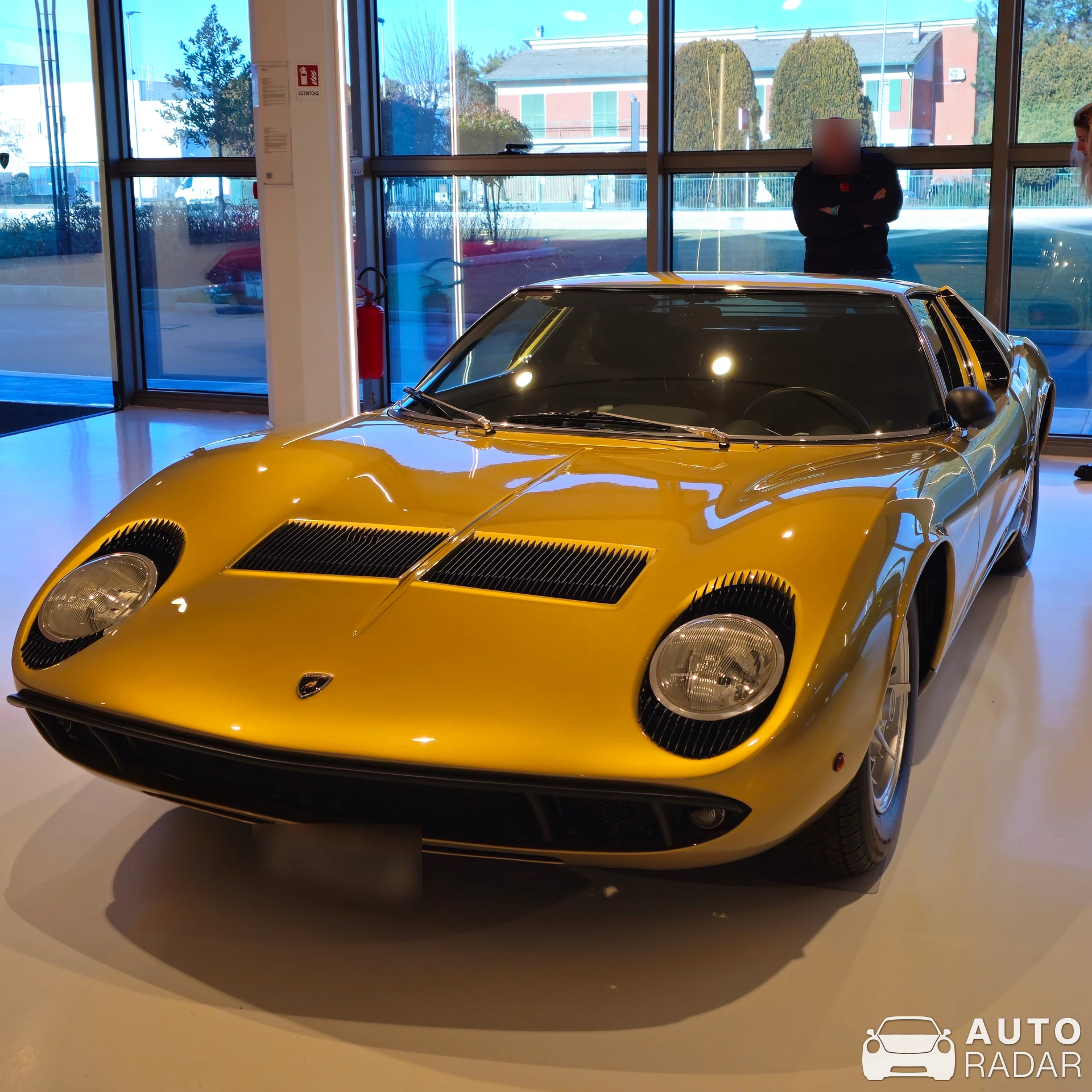 Lamborghini Miura P400 spotted in Sant'Agata Bolognese, Italy