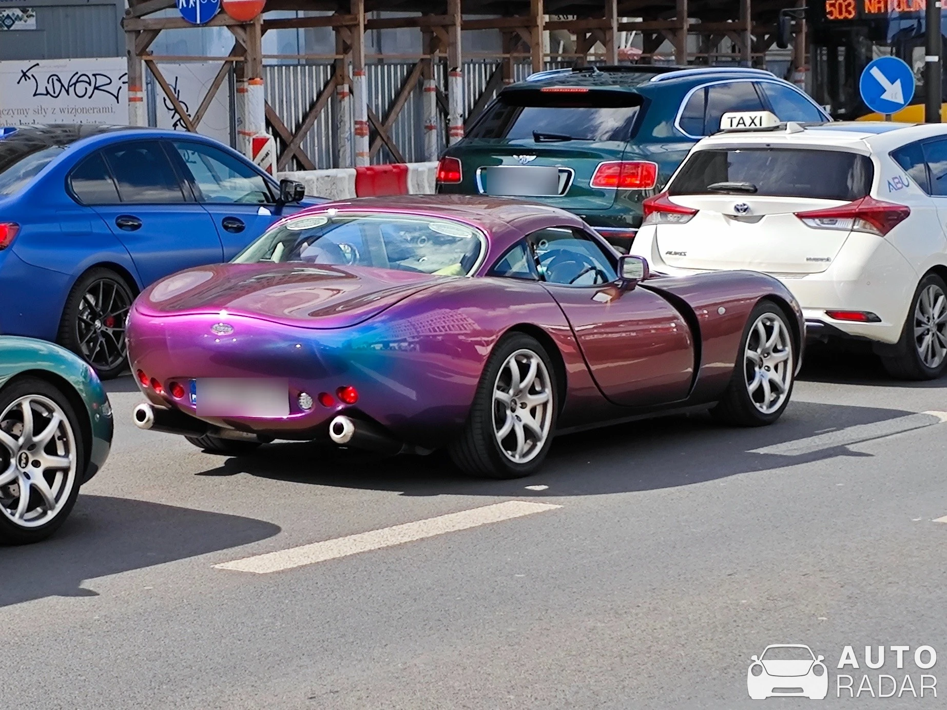 TVR Tuscan MKI spotted in Warszawa