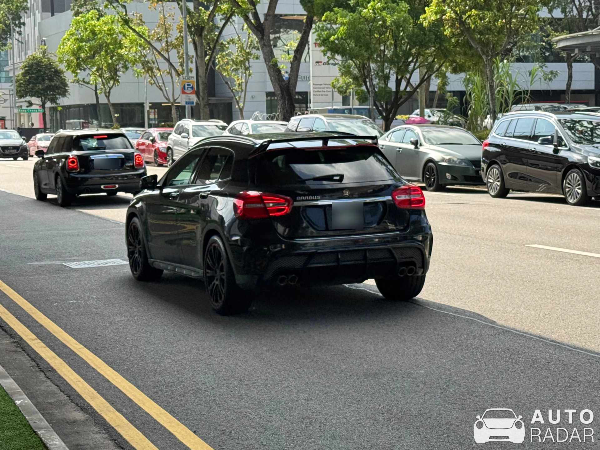 Mercedes-Benz GLA-Klasse spotted in Singapore