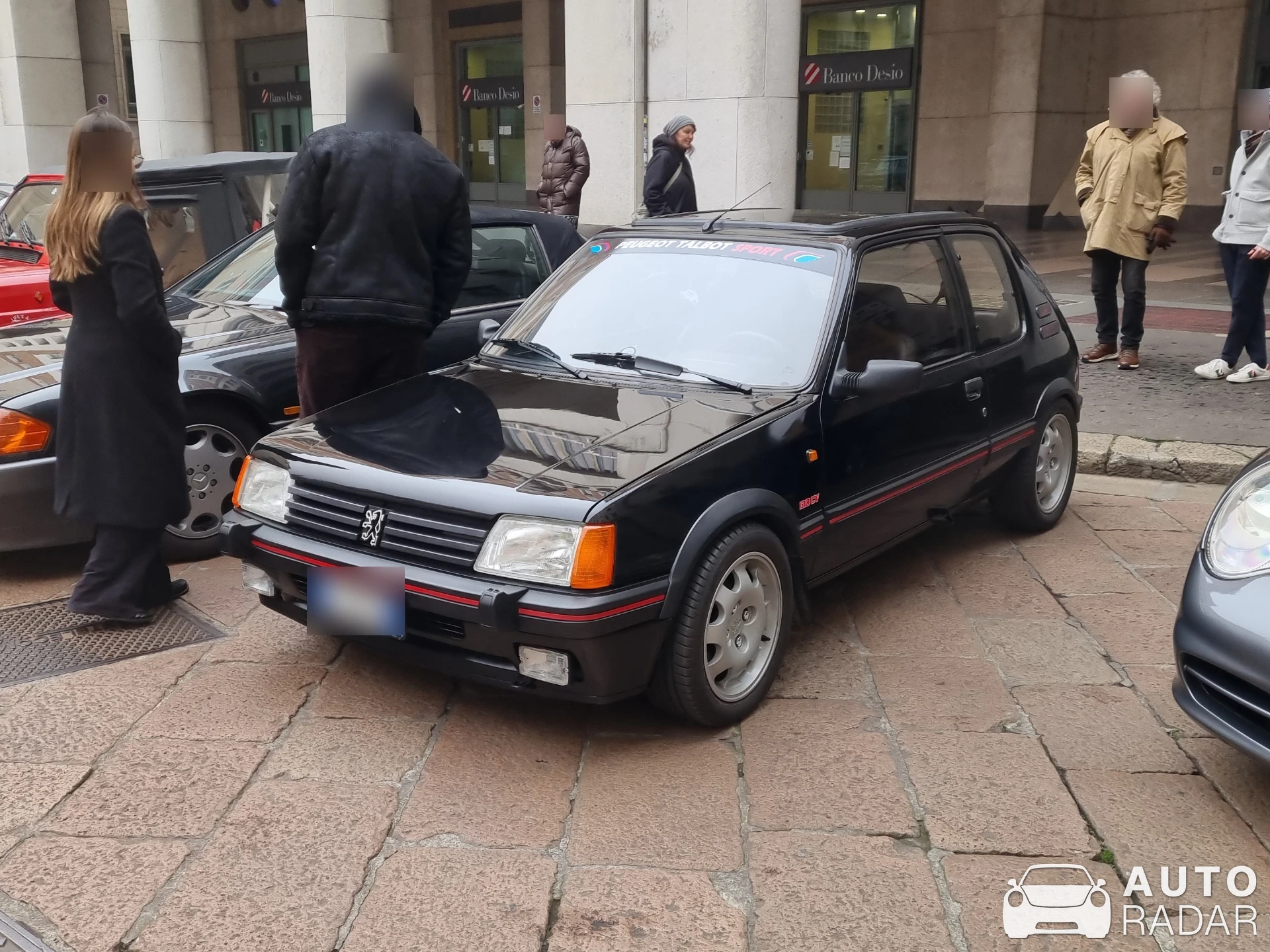Peugeot 205 GTI spotted in Milano, Italy