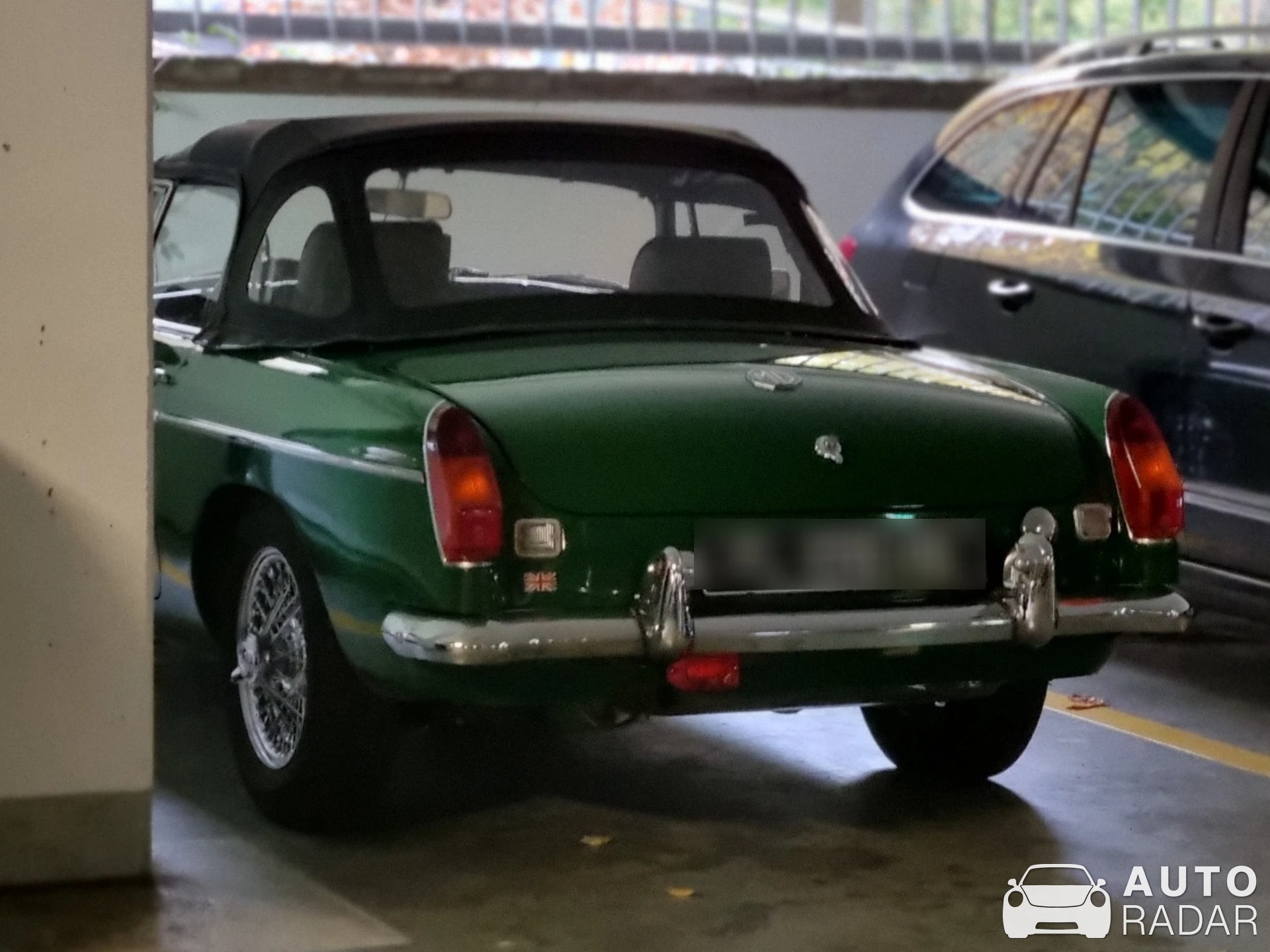 MG MGB spotted in Monschau, Germany