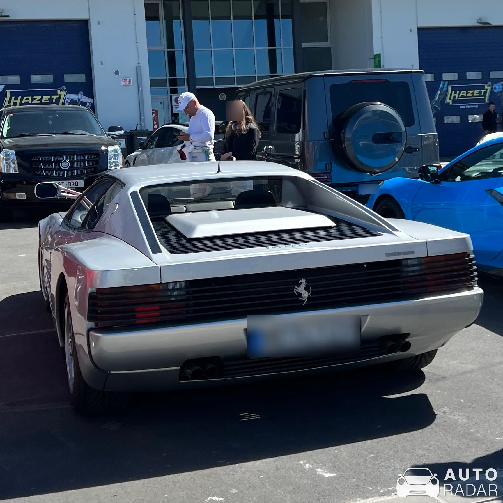 Ferrari Testarossa Monospecchio spotted in Nürburg