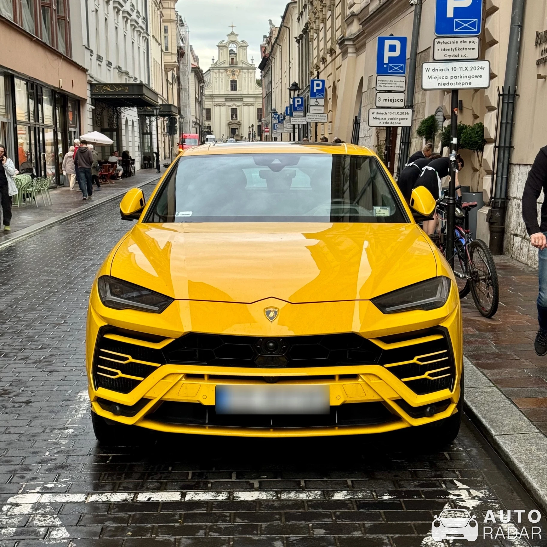 Lamborghini Urus spotted in Kraków, Poland