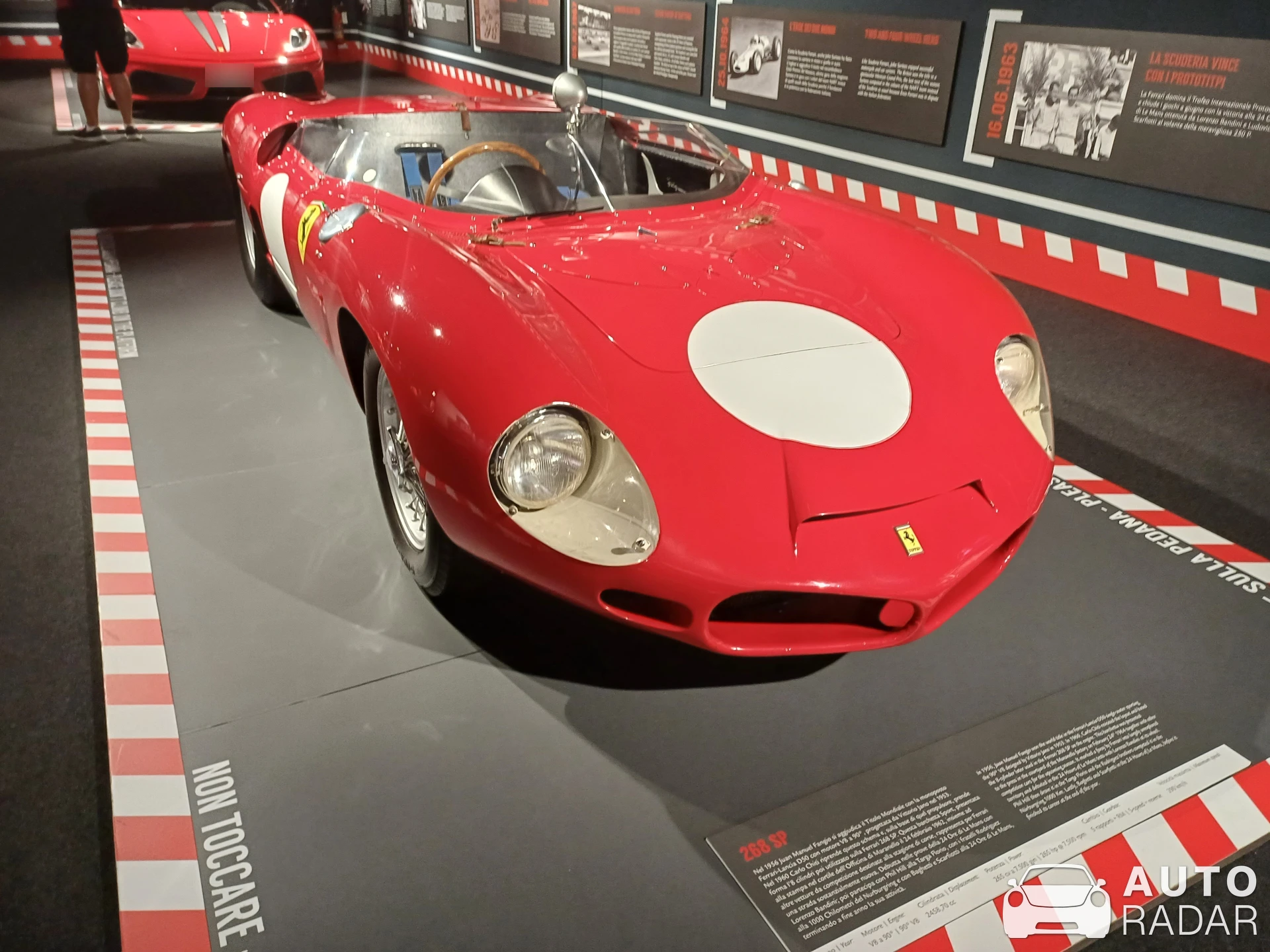 Ferrari 268 SP spotted in Modena