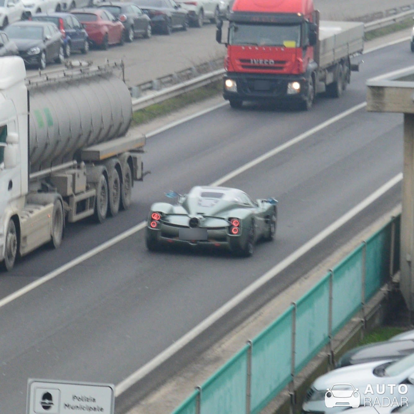 Pagani Utopia spotted in Fiorano Modenese, Italy