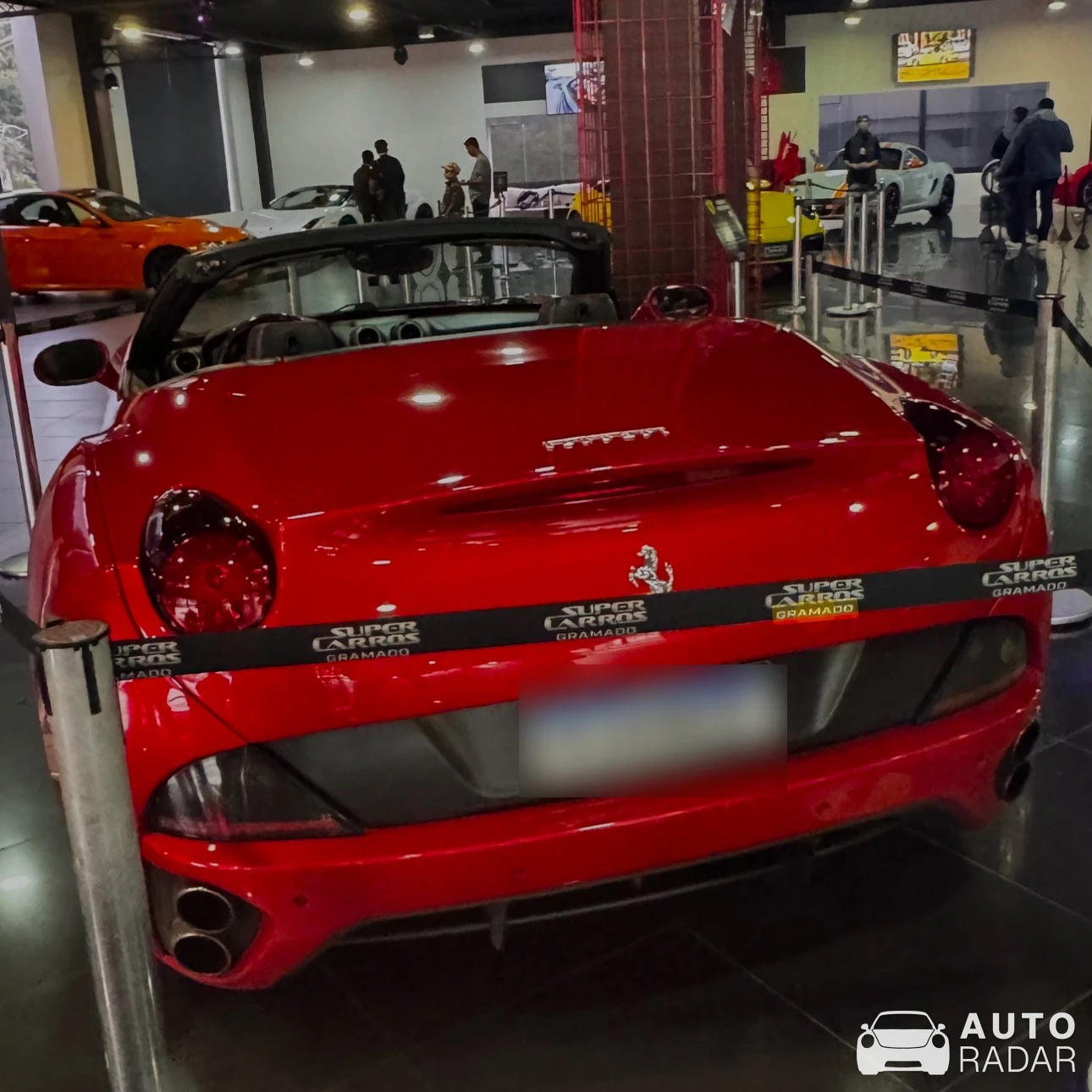 Ferrari California spotted in Estrada Gramado, Brazil