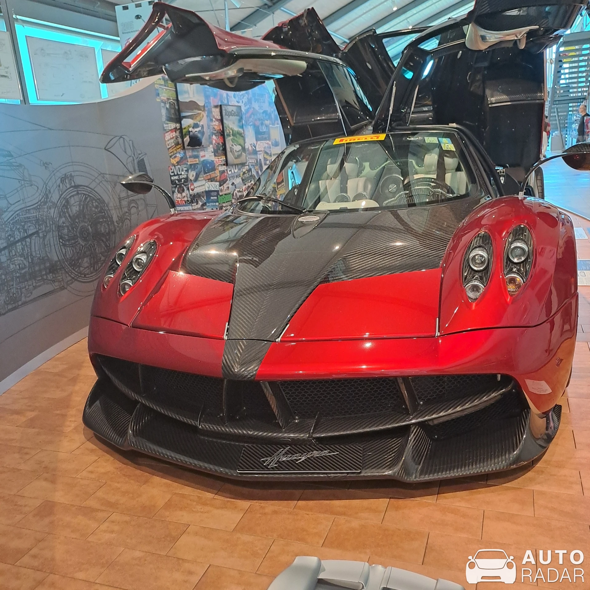 Pagani Huayra spotted in Graziosa, Italy
