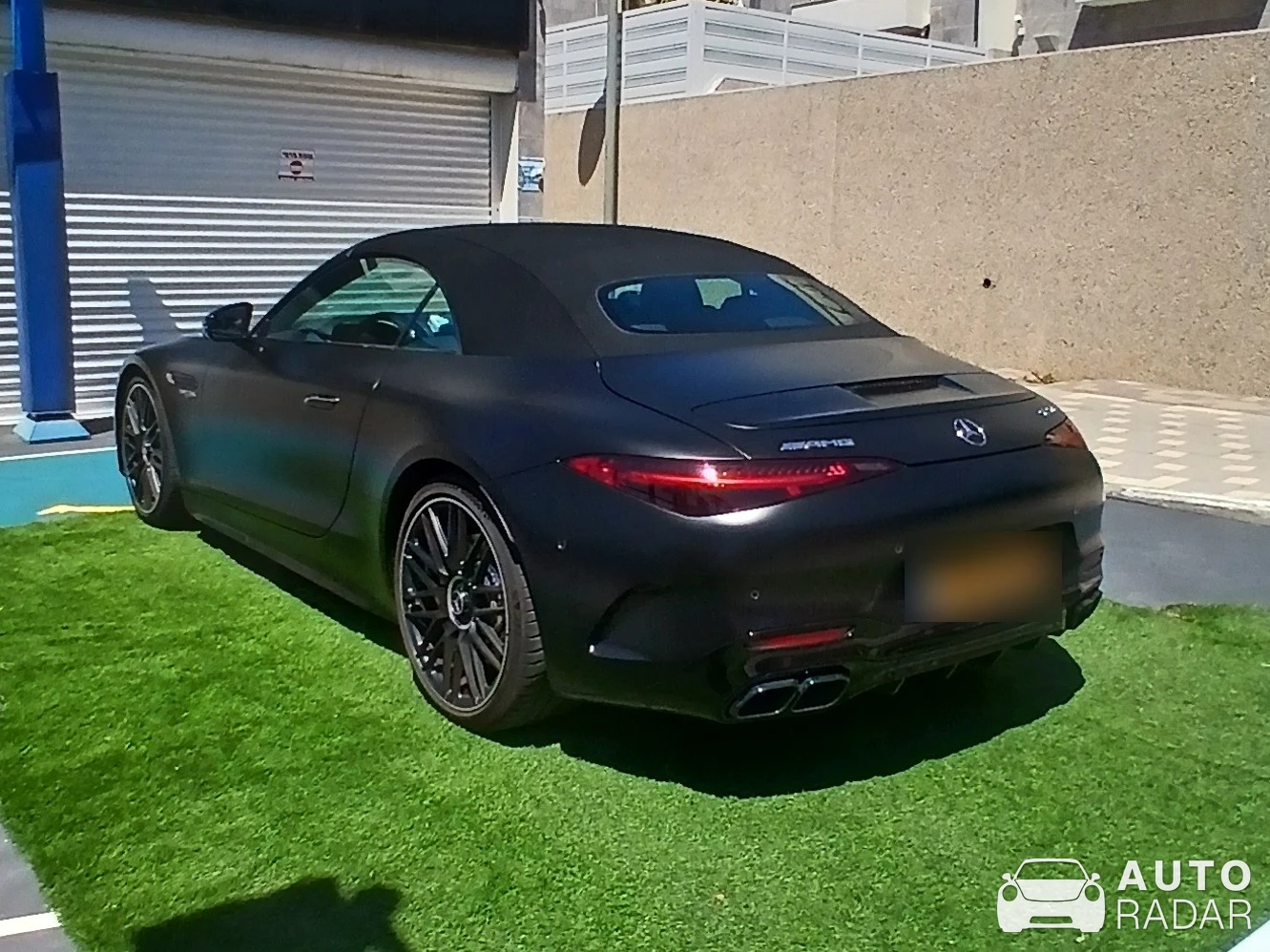 Mercedes-AMG GT C190 spotted in Ashkelon