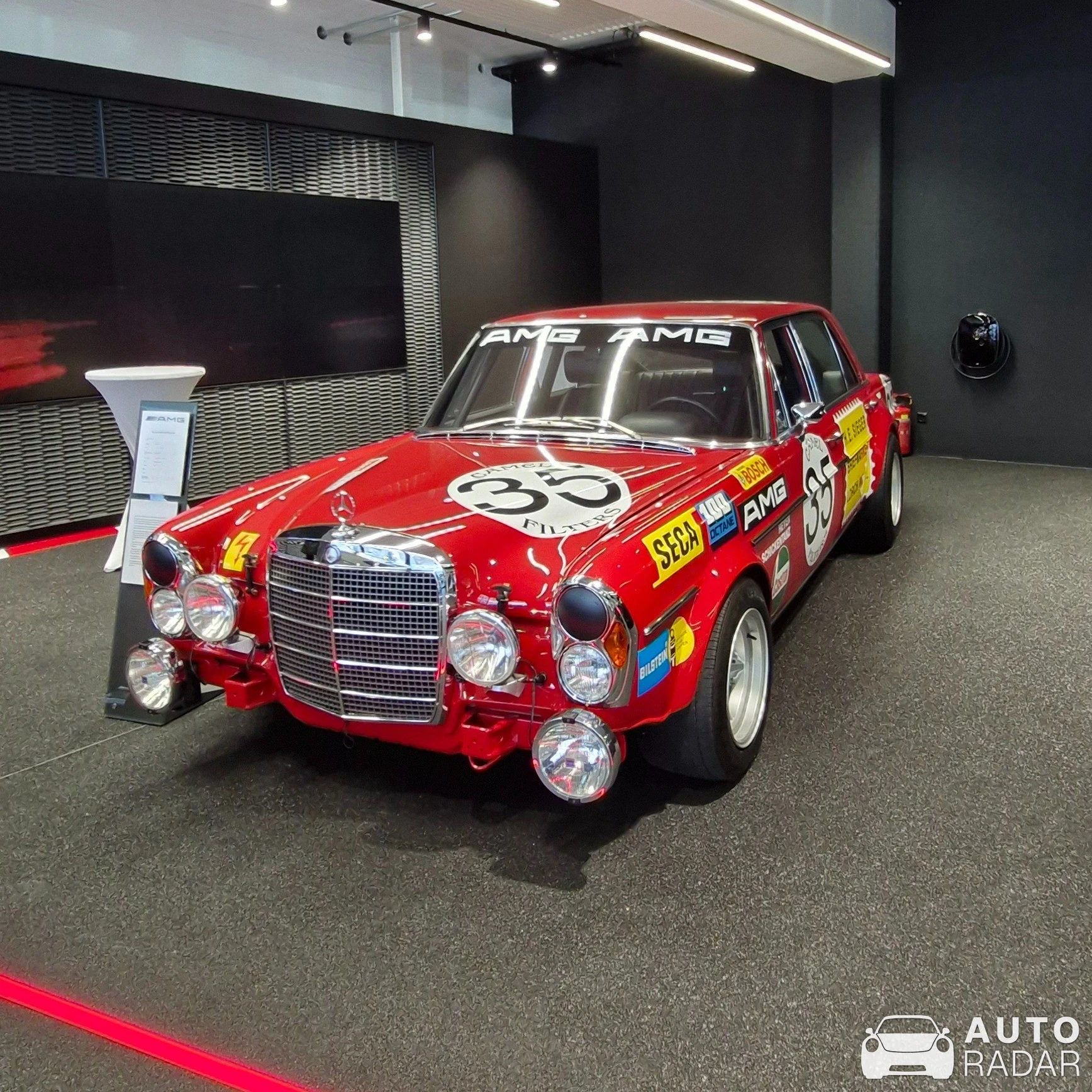 Mercedes-Benz 300 SEL 6.3 spotted in Visp, Switzerland