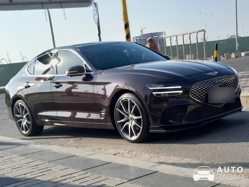 Genesis G70 spotted in Jeddah, Arab Saudi