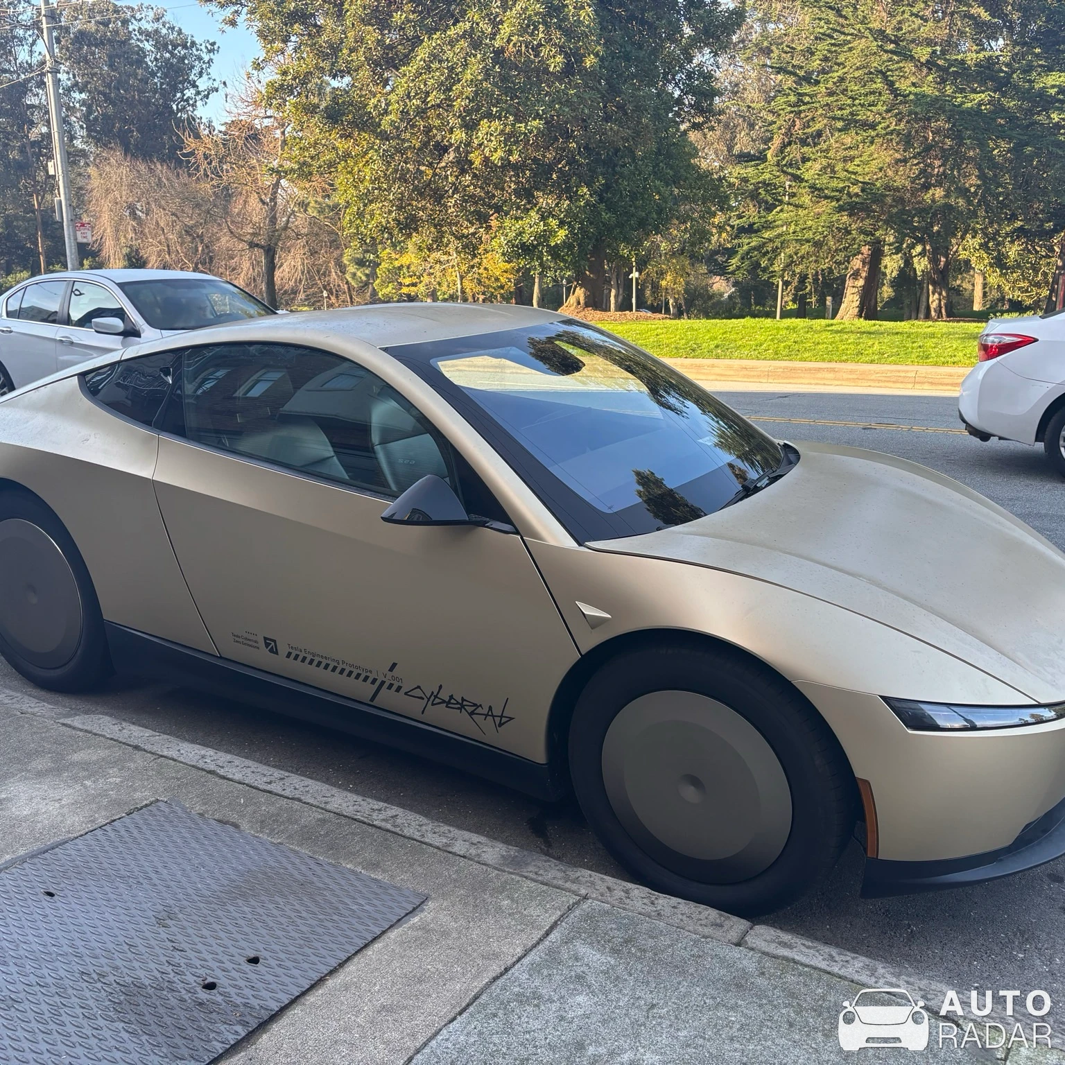 Tesla Cybercab Engineering Prototype spotted in San Francisco, United States