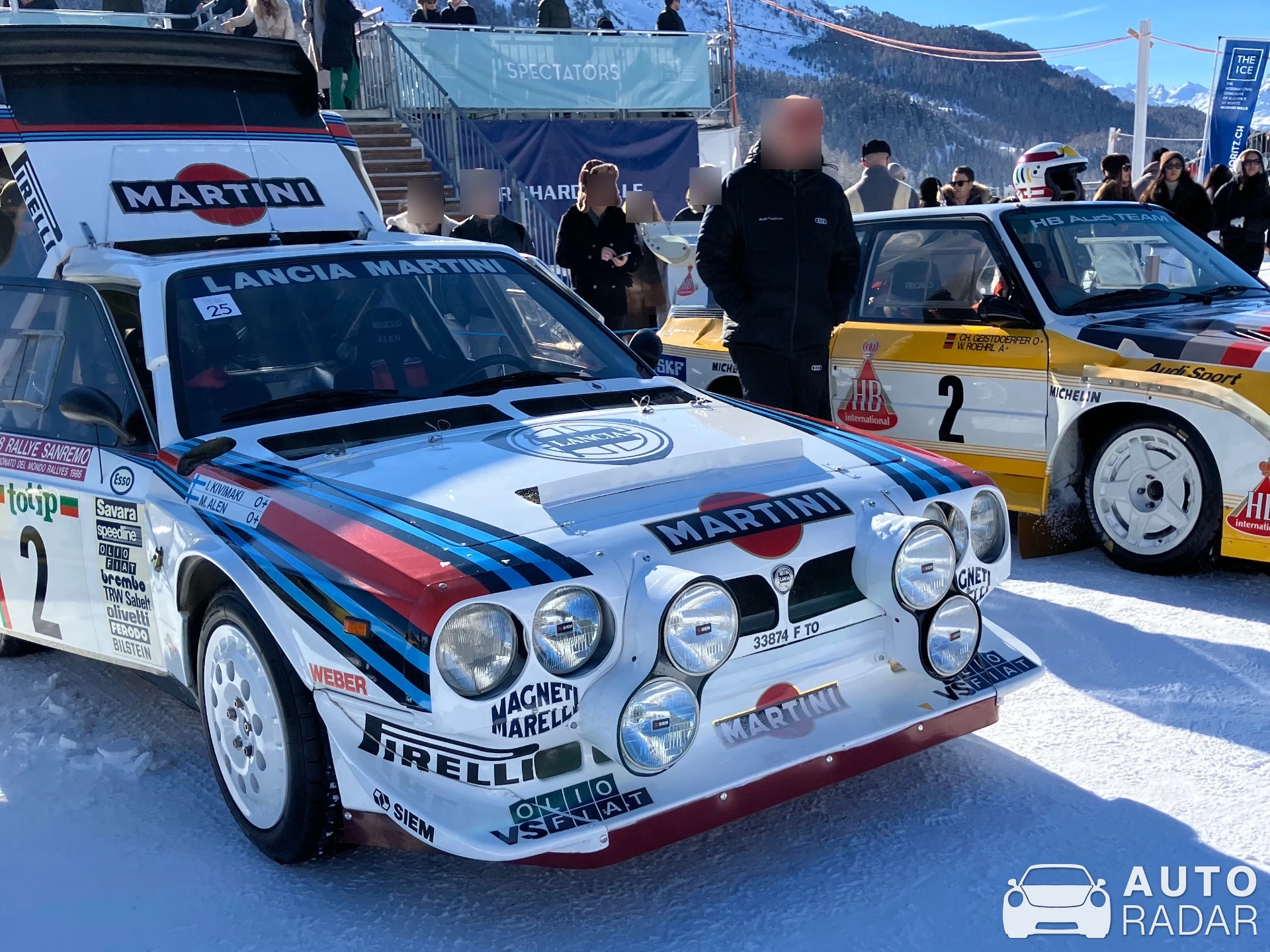 Lancia Delta S4 Stradale spotted in St. Moritz