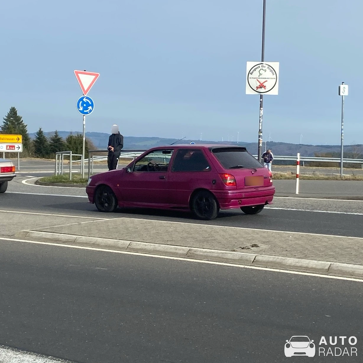 Ford Fiesta XR2i spotted in Nürburg