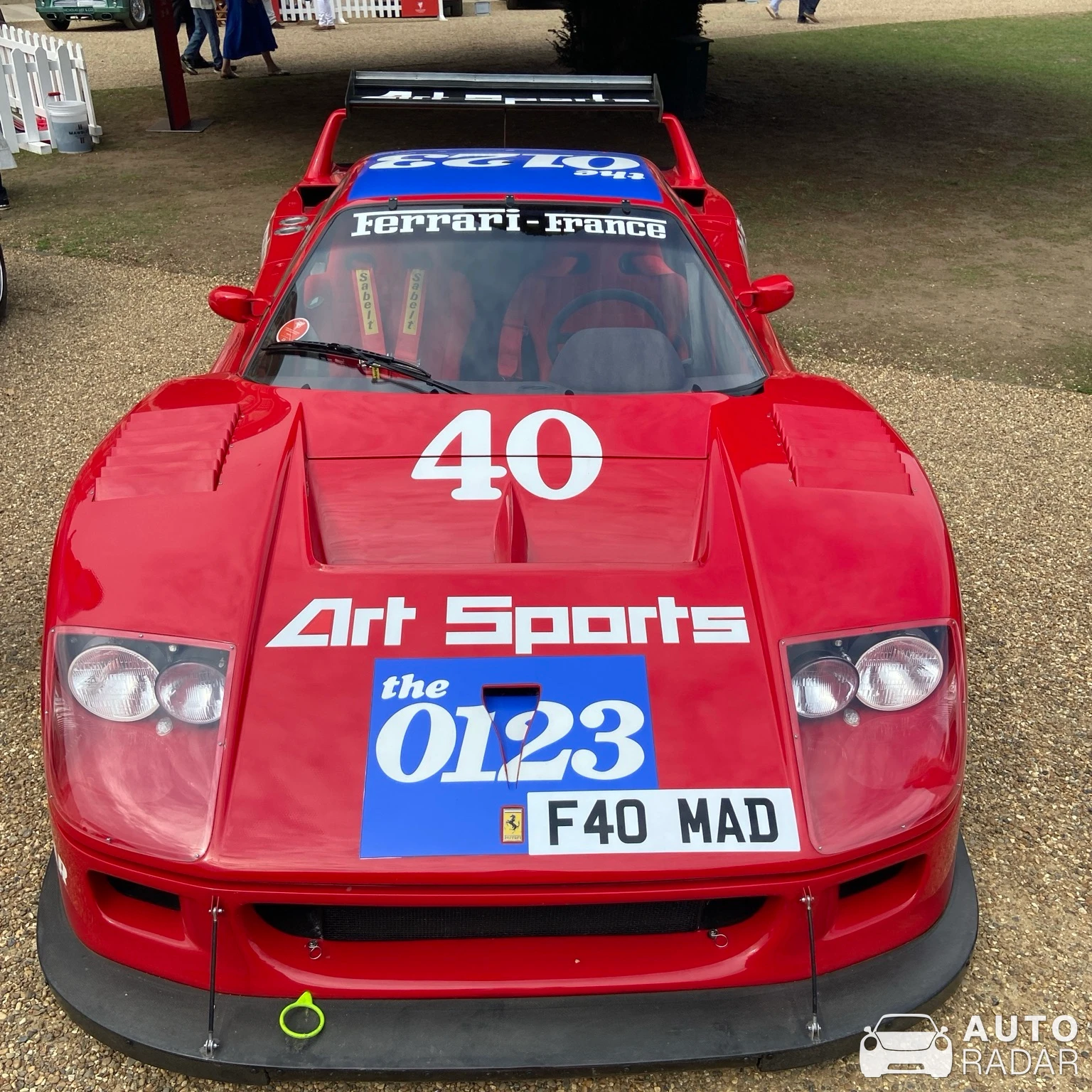 Ferrari F40 LM spotted in East Molesey