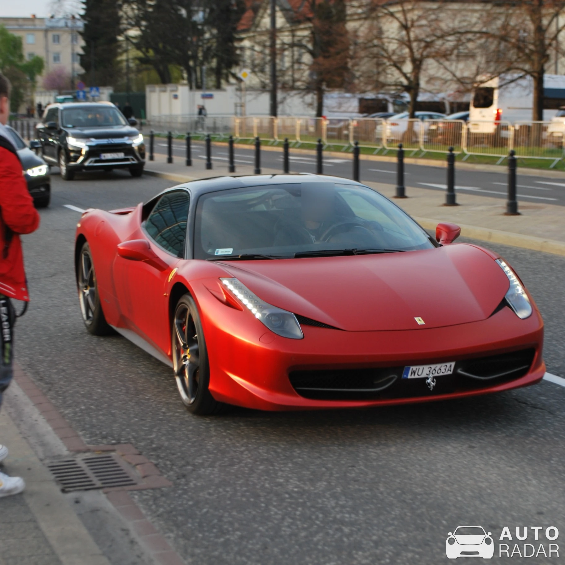 Ferrari 458 Italia spotted in Warszawa, Poland
