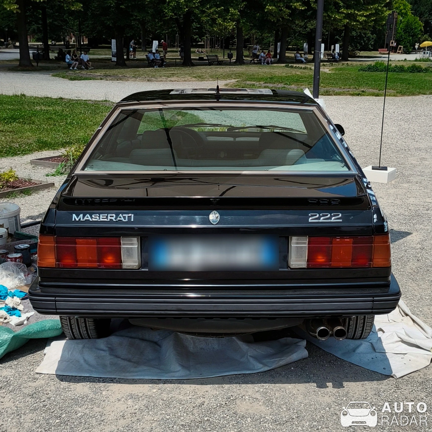 Maserati 222 spotted in Modena