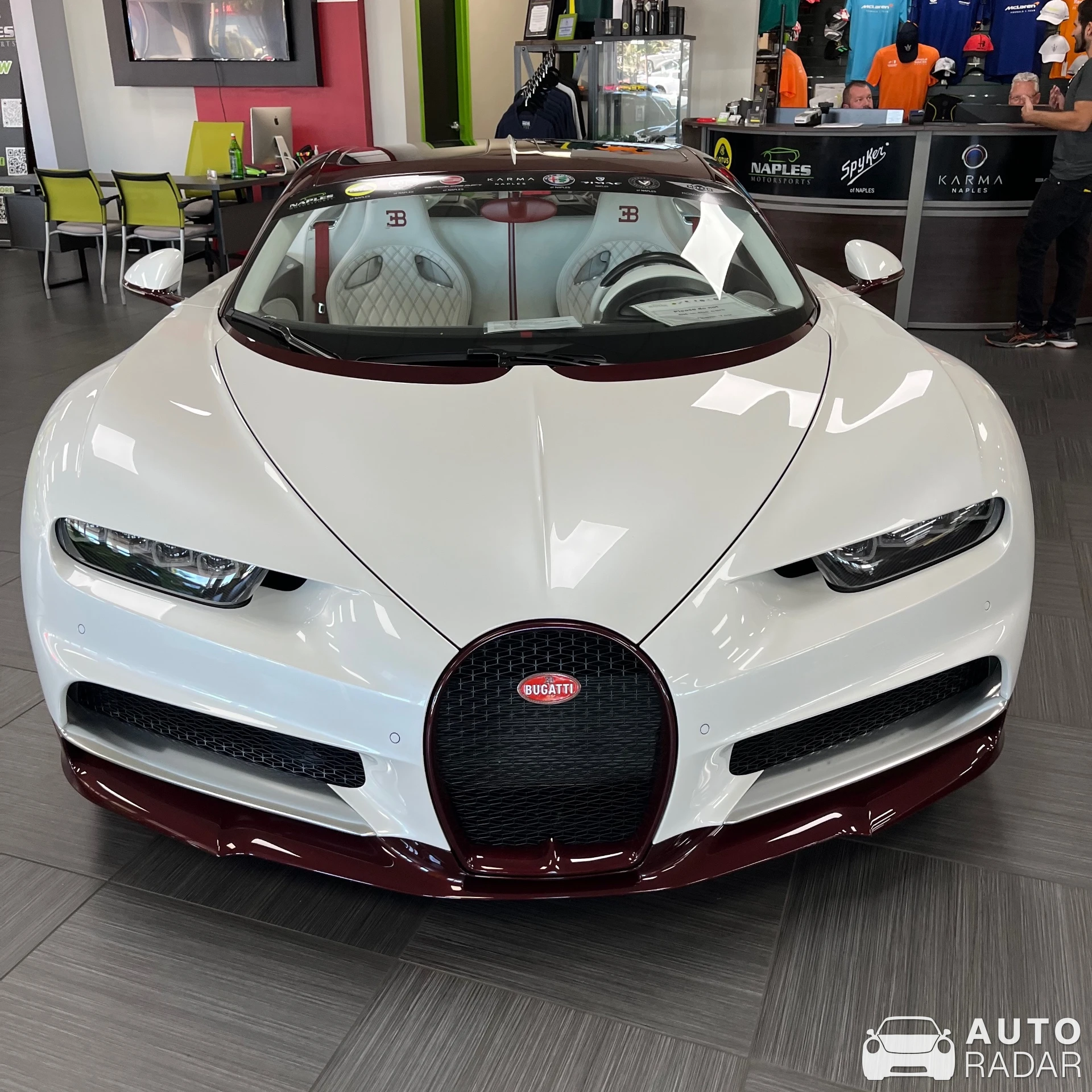Bugatti Chiron spotted in Naples, United States