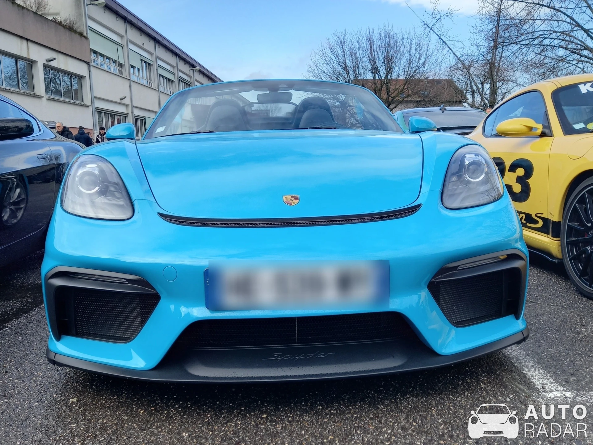 Porsche 718 Spyder spotted in Annecy, France