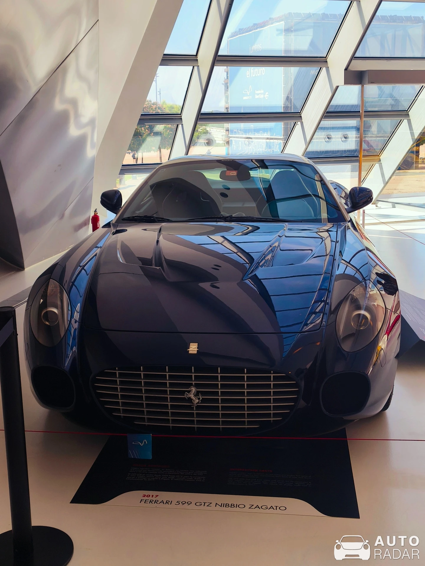 Ferrari 599 GTZ Nibbio Zagato spotted in Zaragoza, Spain