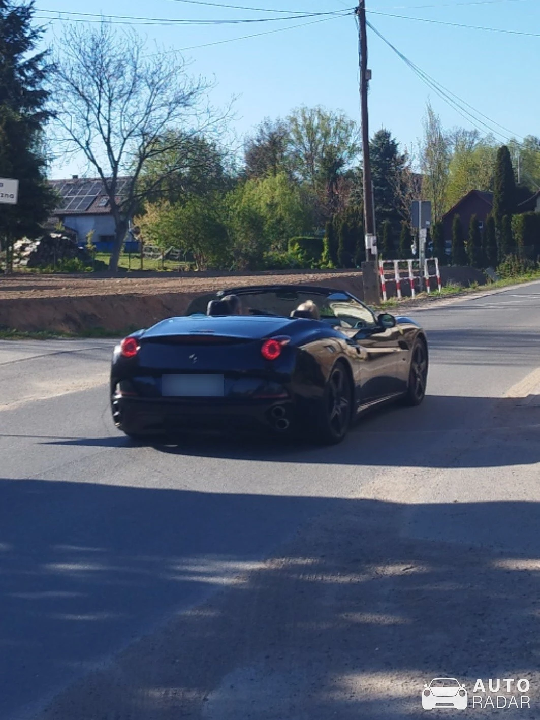 Ferrari California spotted in Ząbkowice Śląskie