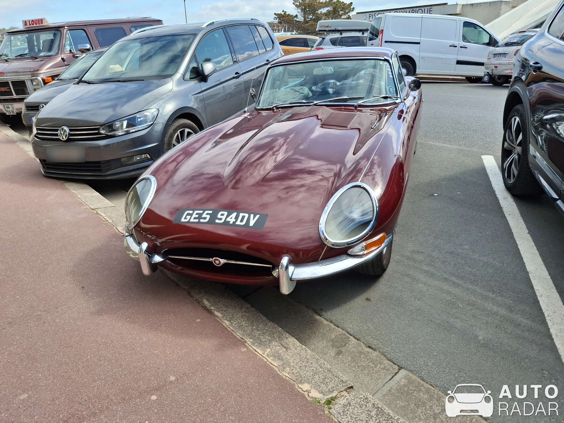 Jaguar E-Type spotted in Deauville, France