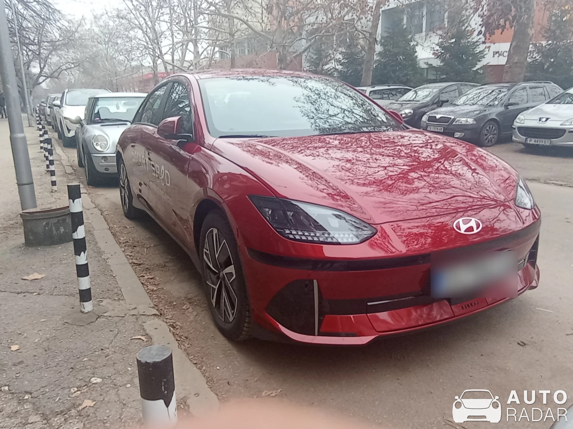 Hyundai Ioniq 6 spotted in Русе, България