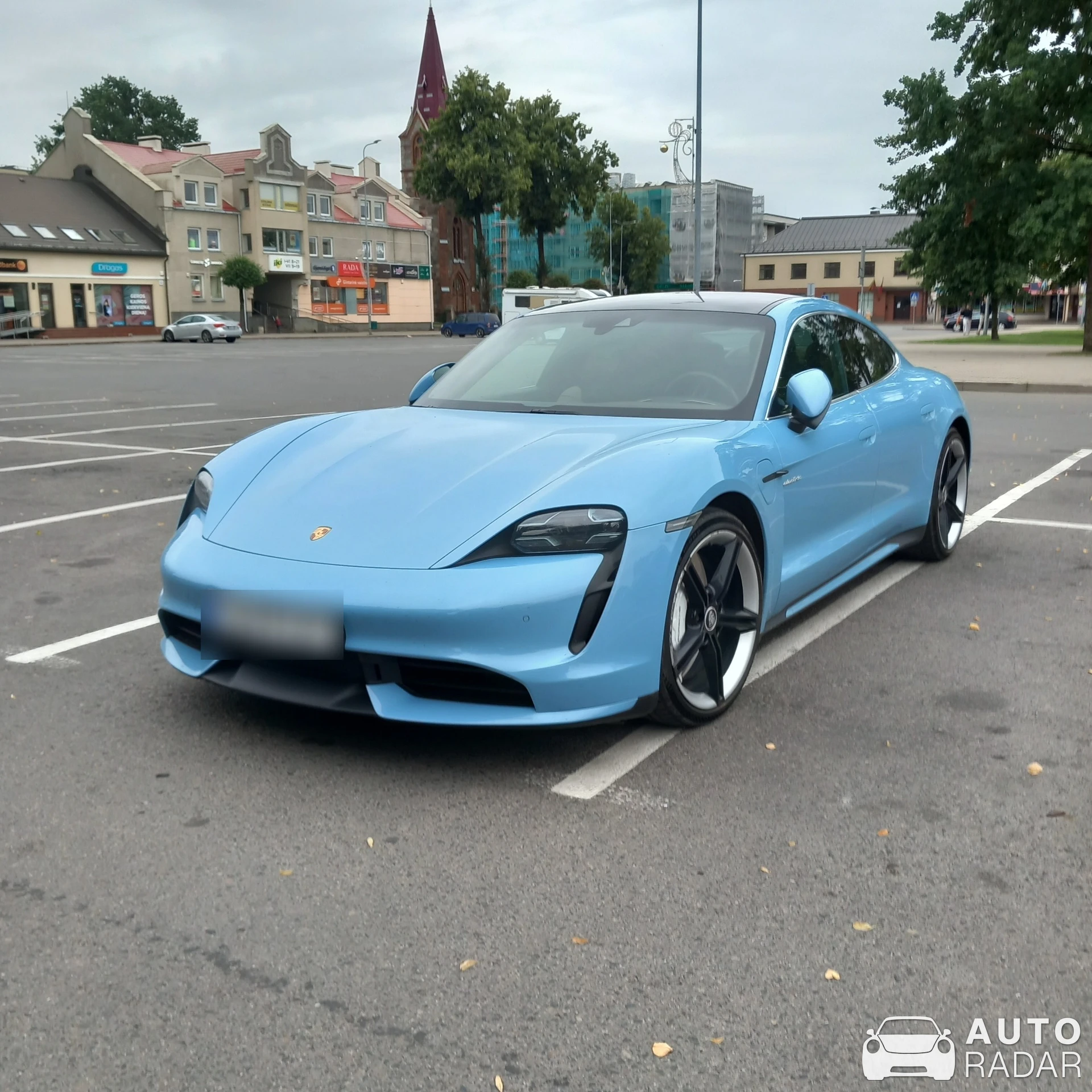 Porsche Taycan GTS spotted in Gargždai